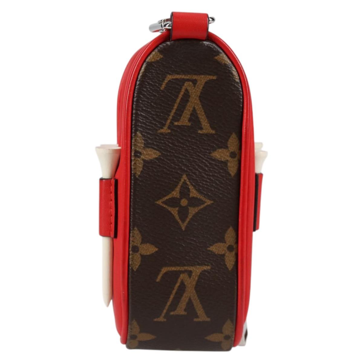 LOUIS VUITTON Monogram Booklet Set Golf Andrews Golf Ball GI0297 LV Auth 140390