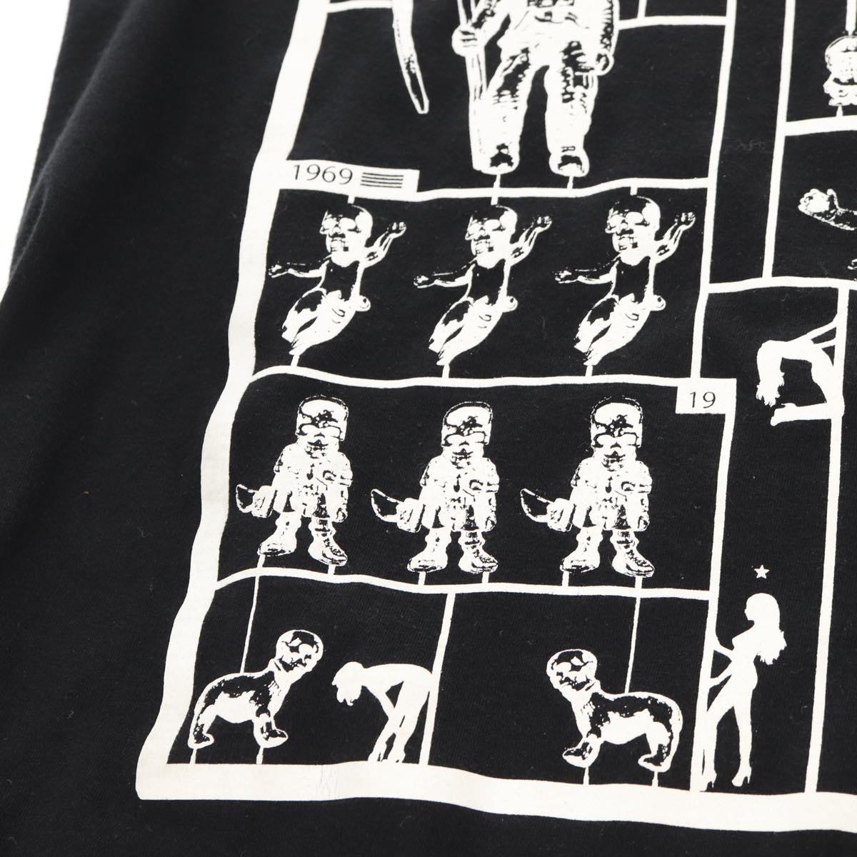 Chrome Hearts FOTI Horseshoe Short sleeved T-shirt Cotton Black Auth 140400M