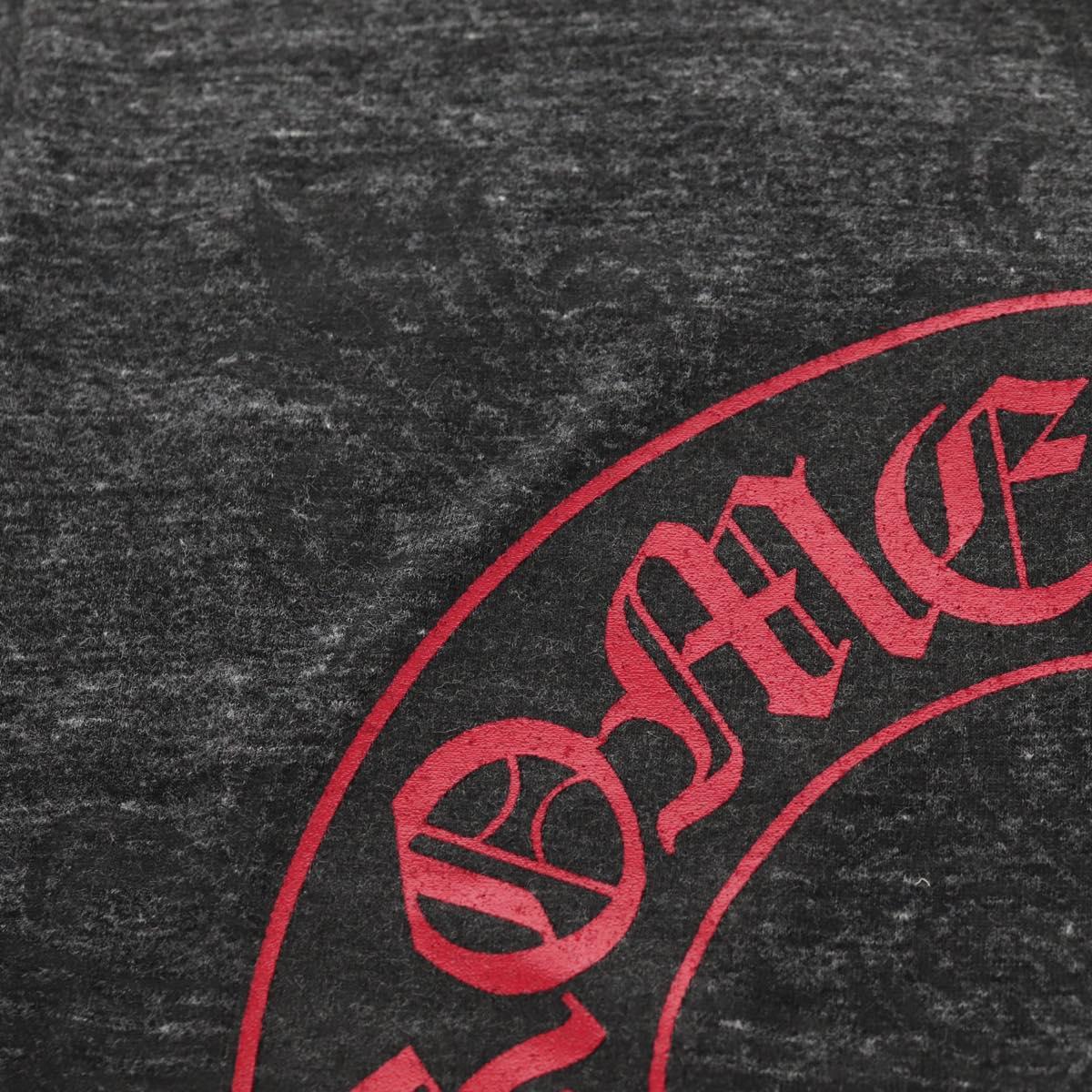 Chrome Hearts Horseshoe V neck Short sleeved T-shirt Polyester Gray Auth 140403M