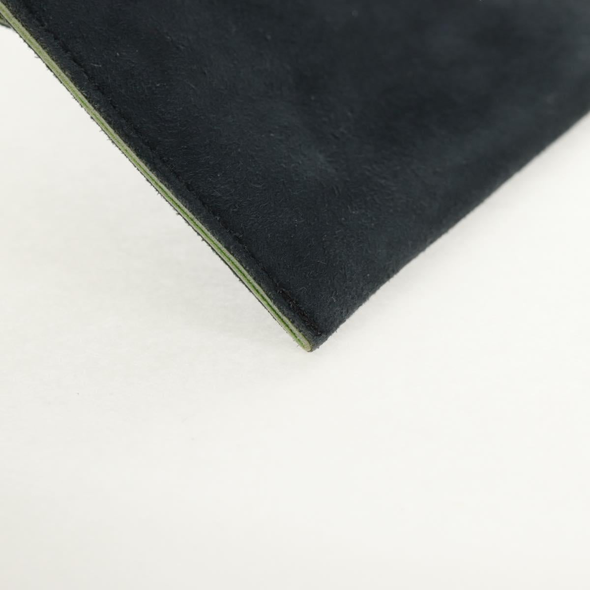 Chrome Hearts Pouch Suede Gray Auth 140404M