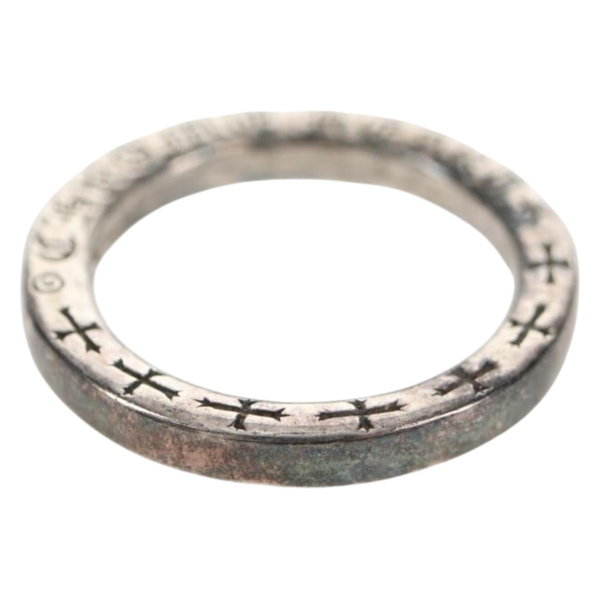 Chrome Hearts NTFL Ring Ag925 Silver Auth 140408M