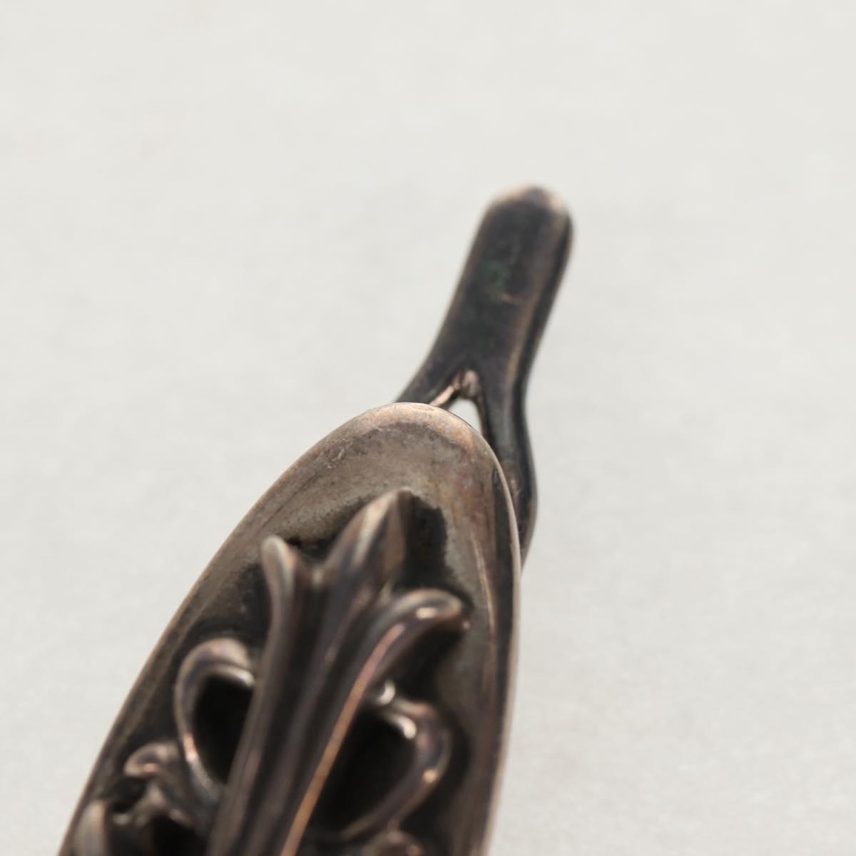 Chrome Hearts Barrette Hair Clip Floral Cross Ag925 Silver Auth 140409M