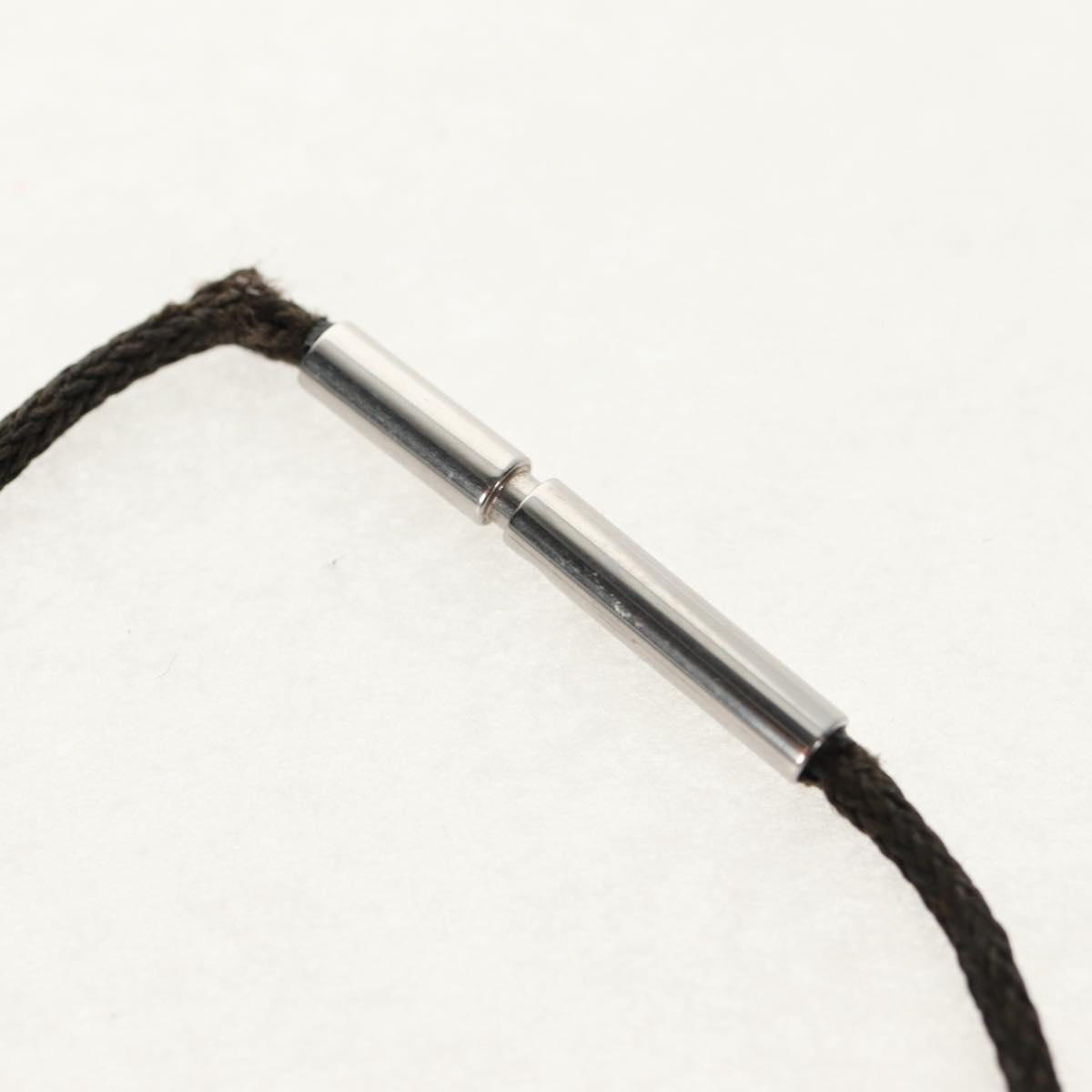 HERMES Lima Necklace Ag925 Silver Auth 140415M