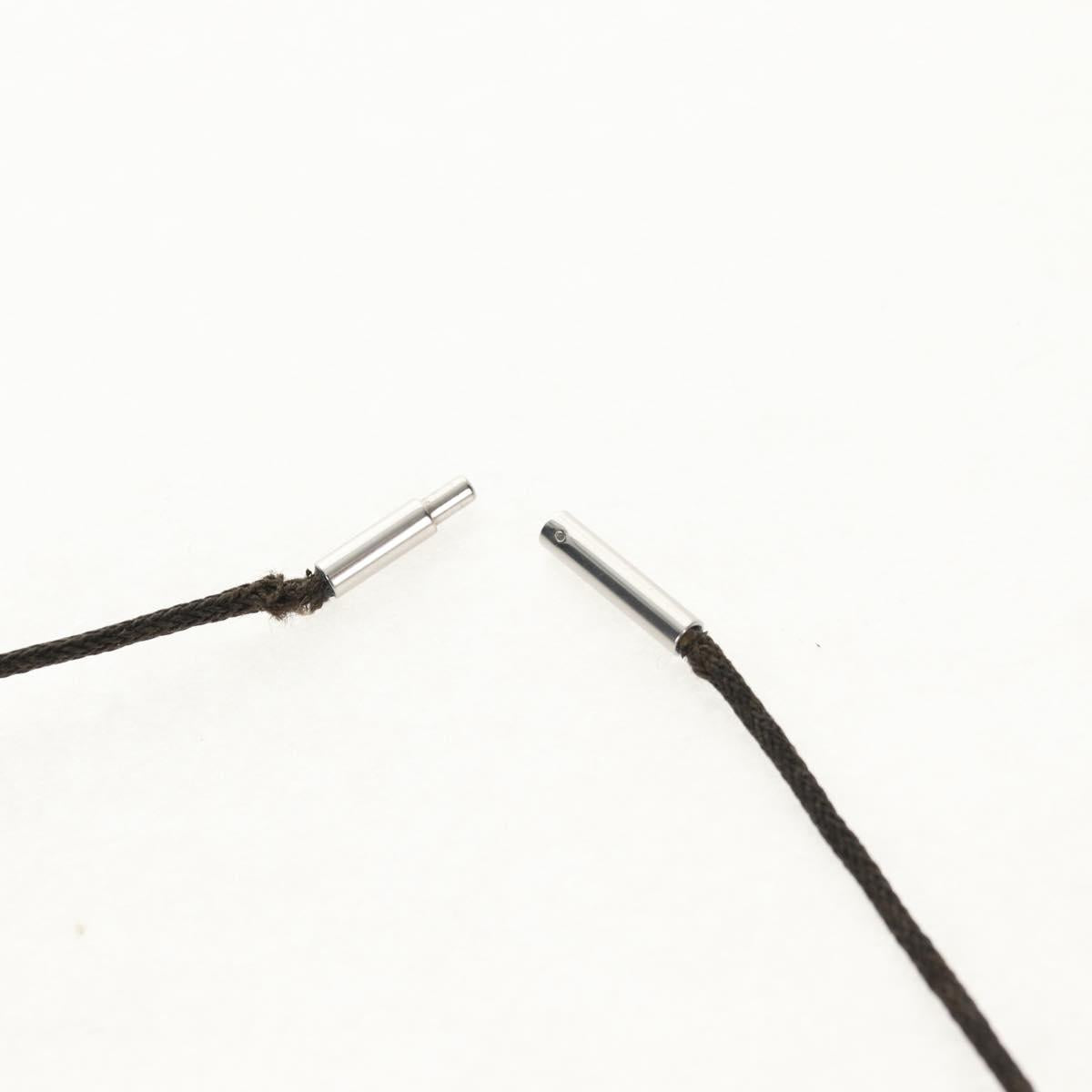 HERMES Lima Necklace Ag925 Silver Auth 140415SM