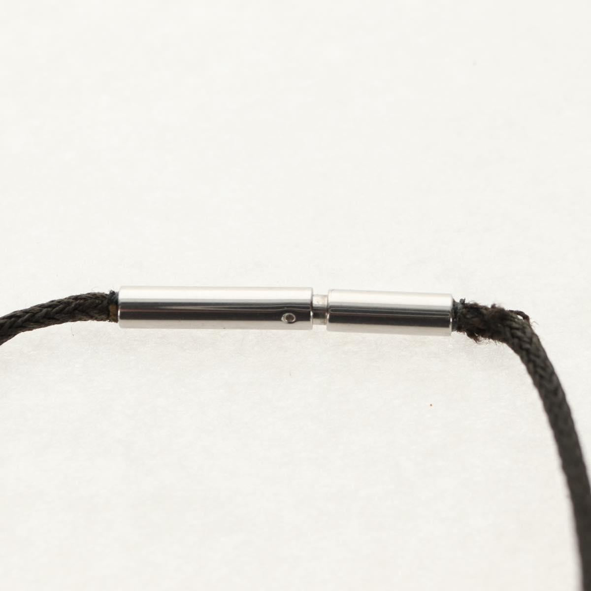 HERMES Lima Necklace Ag925 Silver Auth 140415SM