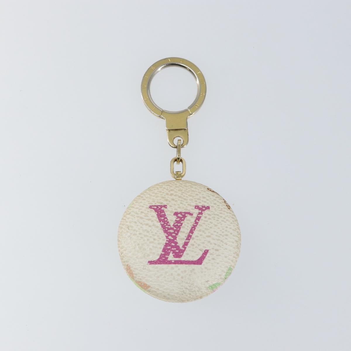 LOUIS VUITTON Monogram Multicolor Astropill Charm White M51911 LV Auth 140420
