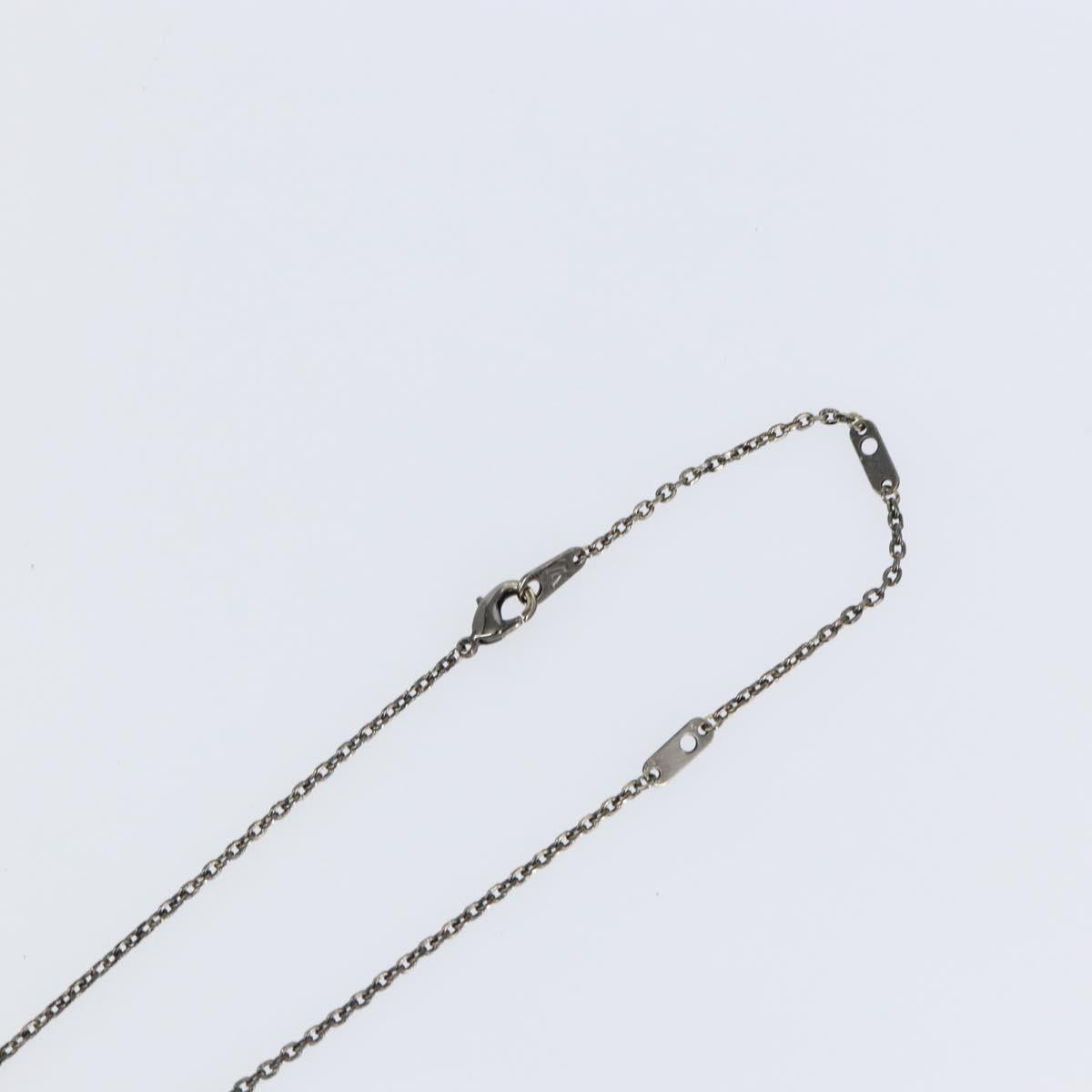 LOUIS VUITTON Pendant Vivienne S00 Necklace metal Black M00831 LV Auth 140421