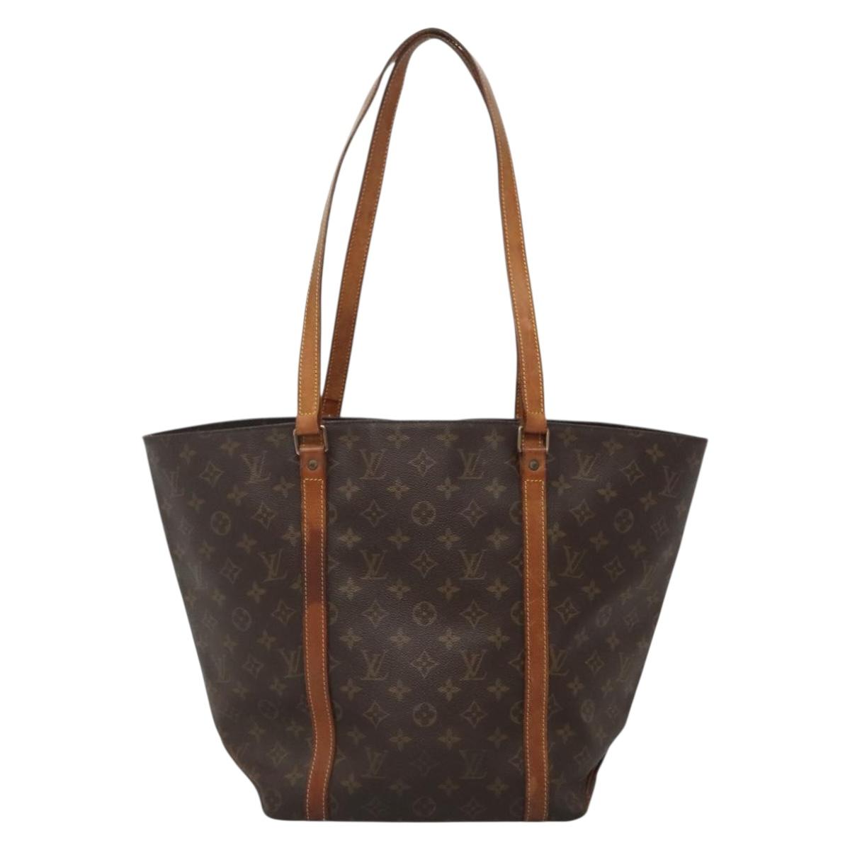 LOUIS VUITTON Monogram Sac Shopping Tote Bag M51108 LV Auth 140435