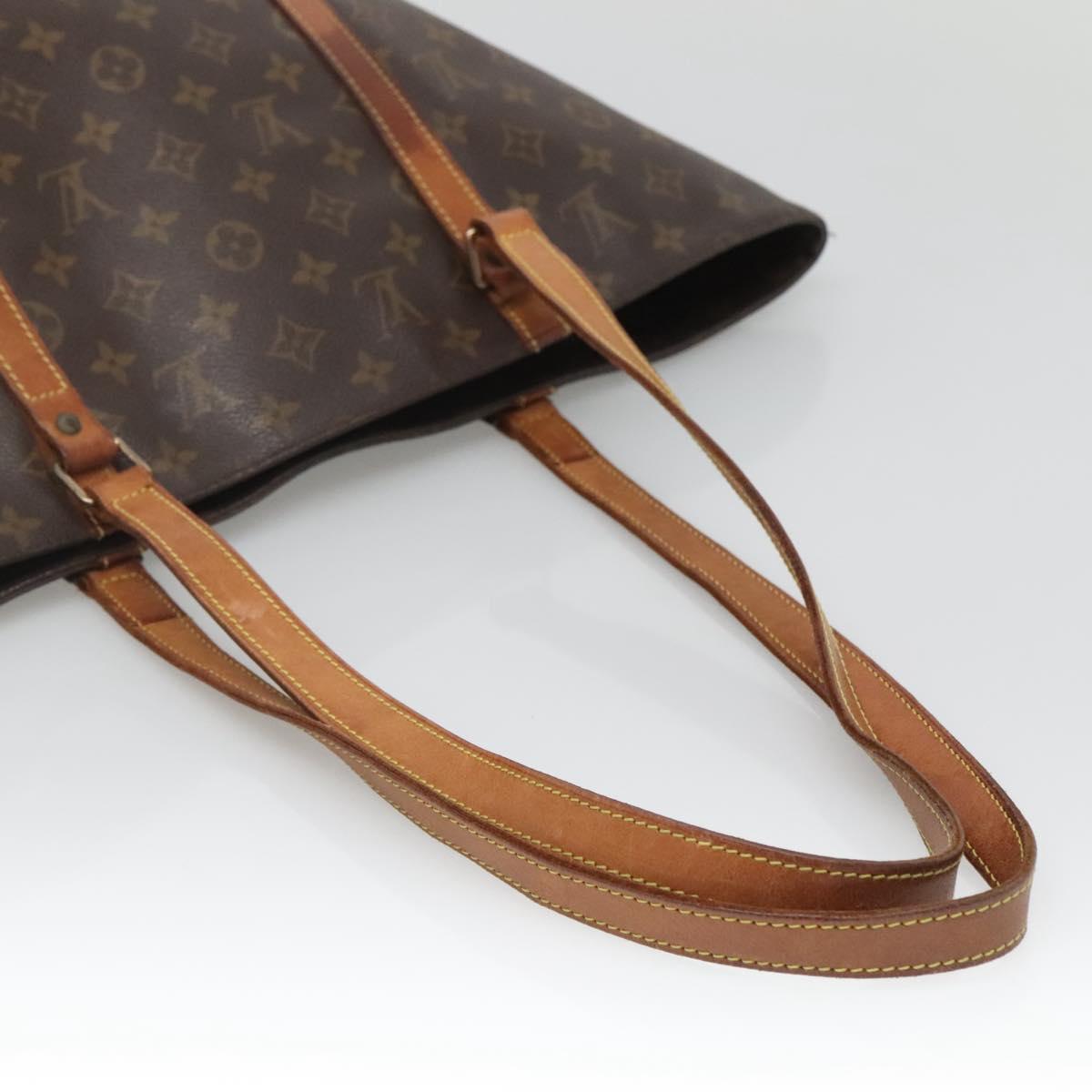 LOUIS VUITTON Monogram Sac Shopping Tote Bag M51108 LV Auth 140435