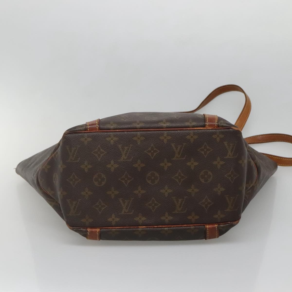 LOUIS VUITTON Monogram Sac Shopping Tote Bag M51108 LV Auth 140435