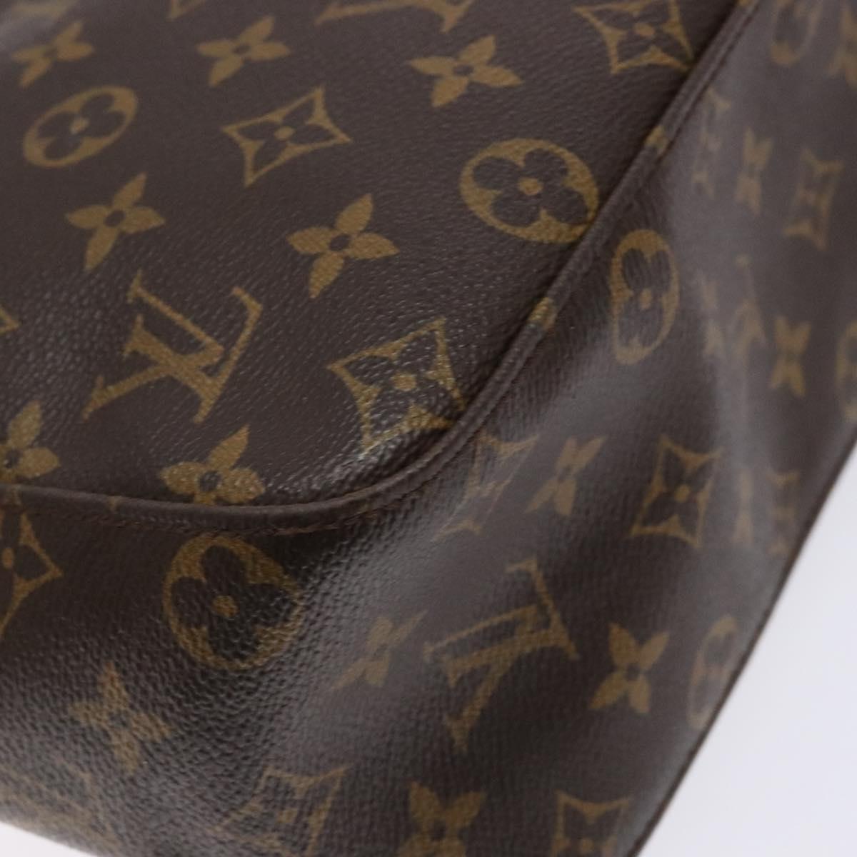 LOUIS VUITTON Monogram Looping GM Shoulder Bag M51145 LV Auth 140436