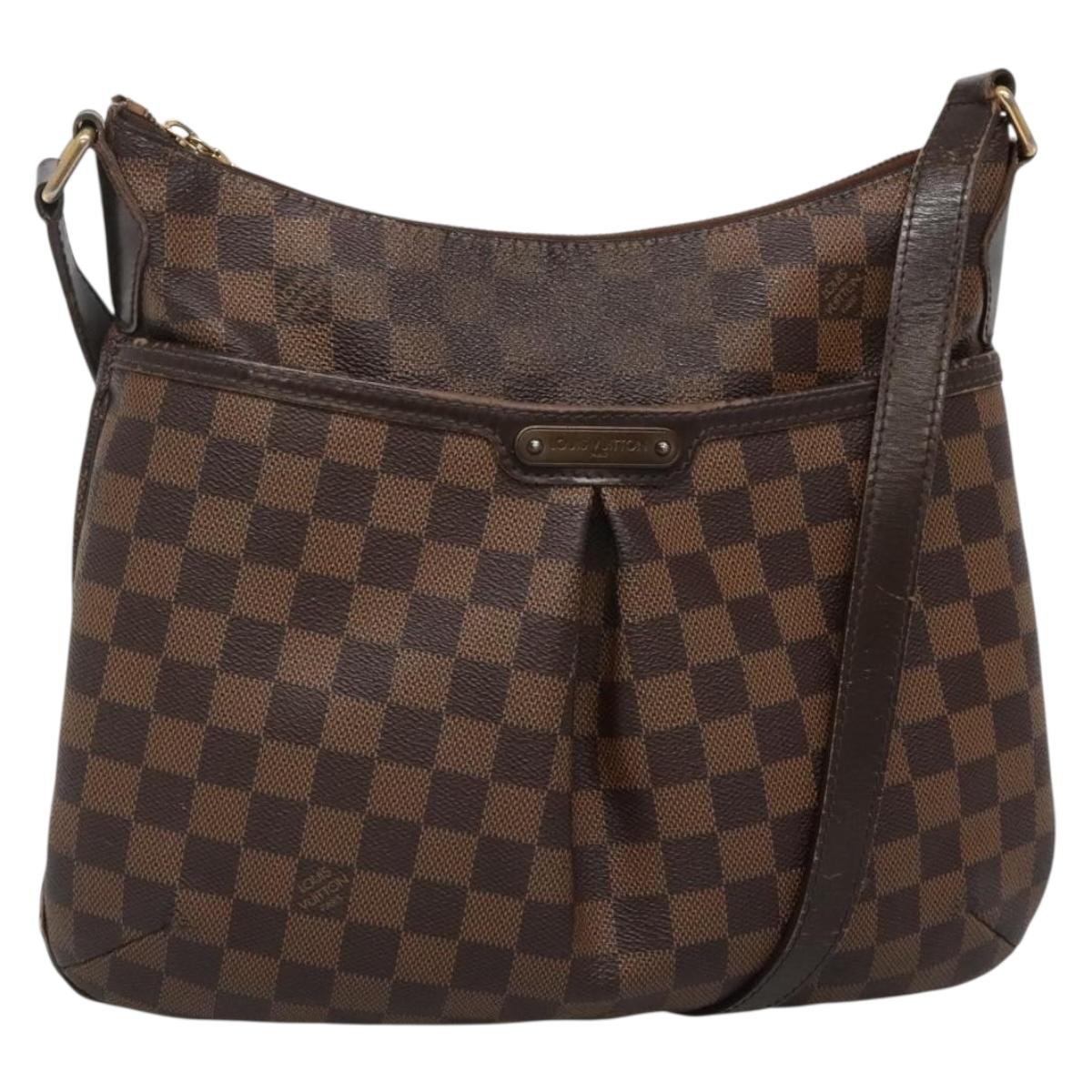 LOUIS VUITTON Damier Ebene Bloomsbury PM Shoulder Bag N42251 LV Auth 140460
