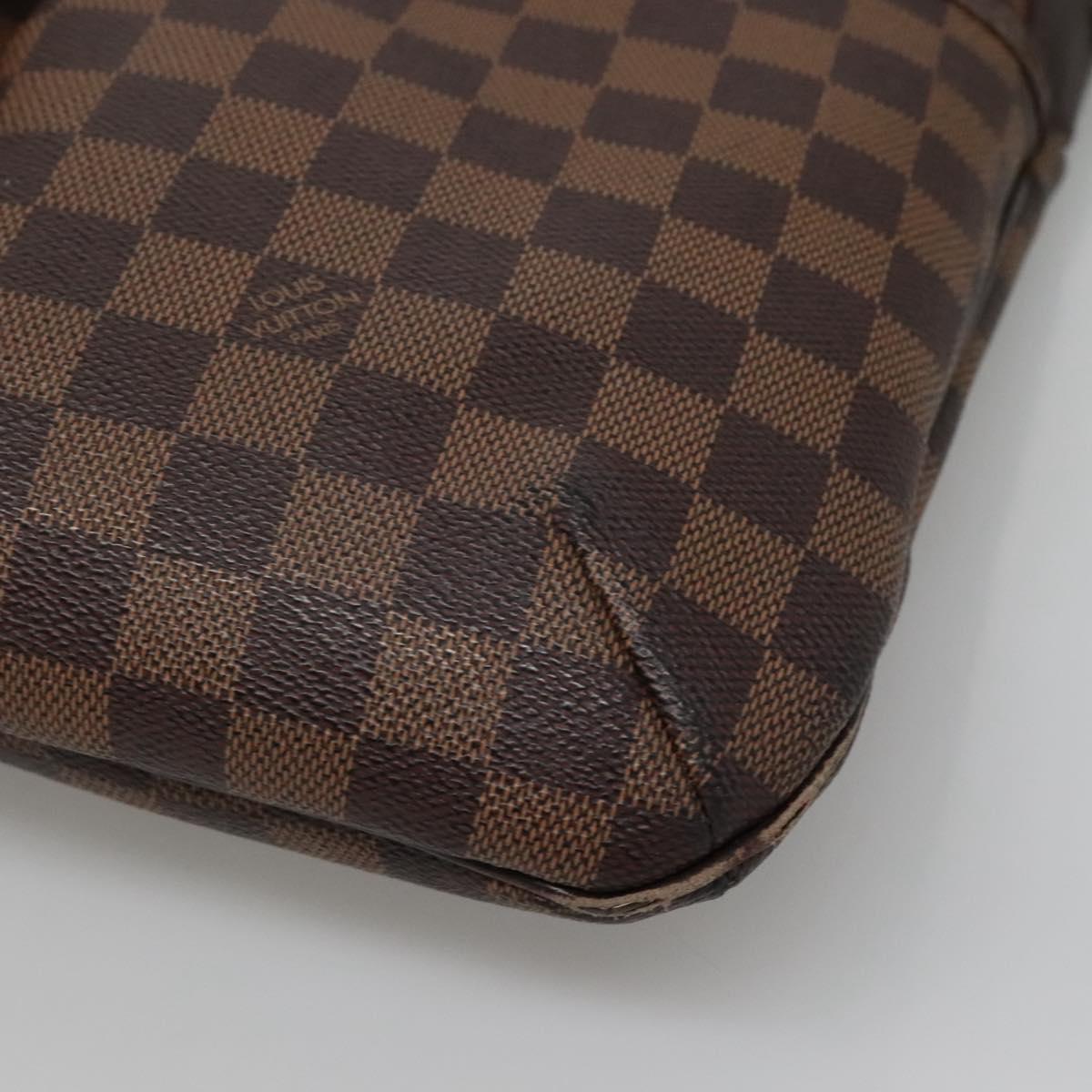 LOUIS VUITTON Damier Ebene Bloomsbury PM Shoulder Bag N42251 LV Auth 140460