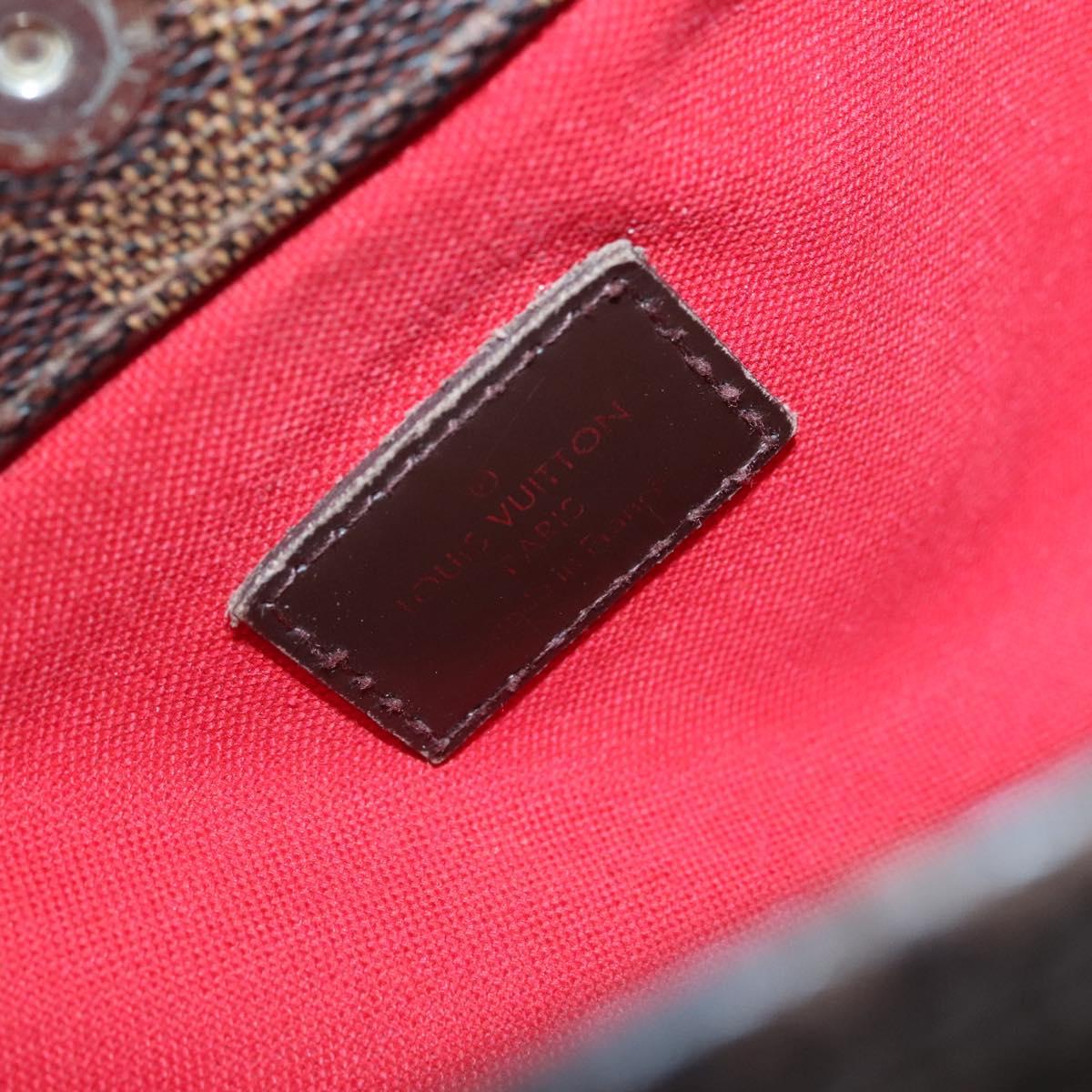 LOUIS VUITTON Damier Ebene Bloomsbury PM Shoulder Bag N42251 LV Auth 140460