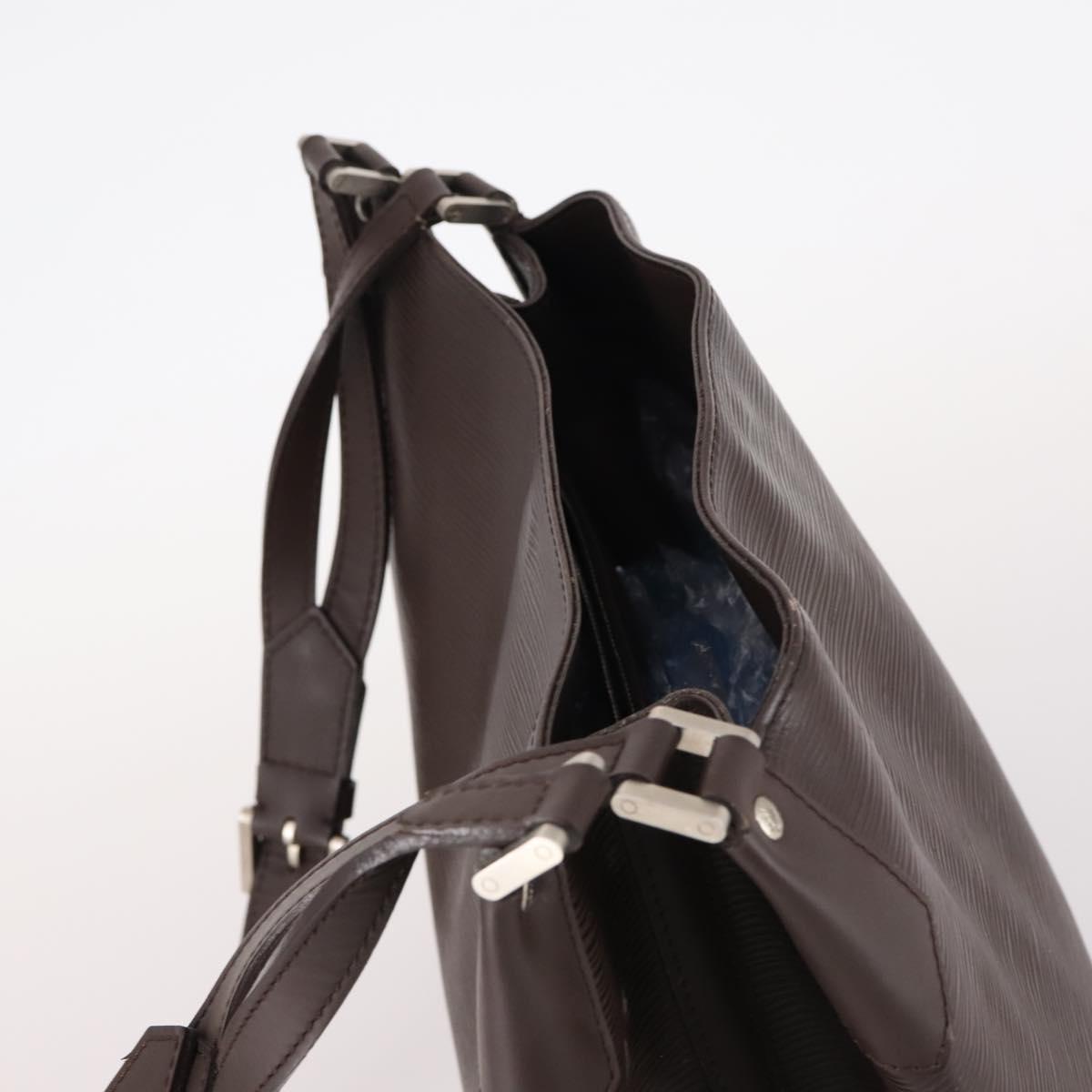 LOUIS VUITTON Epi Mandala MM Shoulder Bag Mocha M5889D LV Auth 140461