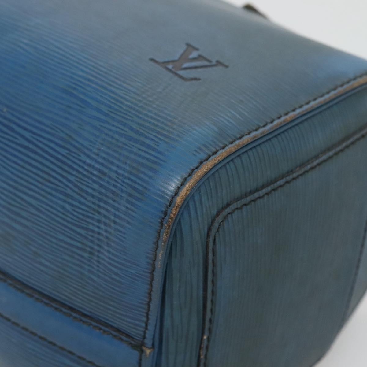 LOUIS VUITTON Epi Speedy 25 Hand Bag Toledo Blue M43015 LV Auth 140464