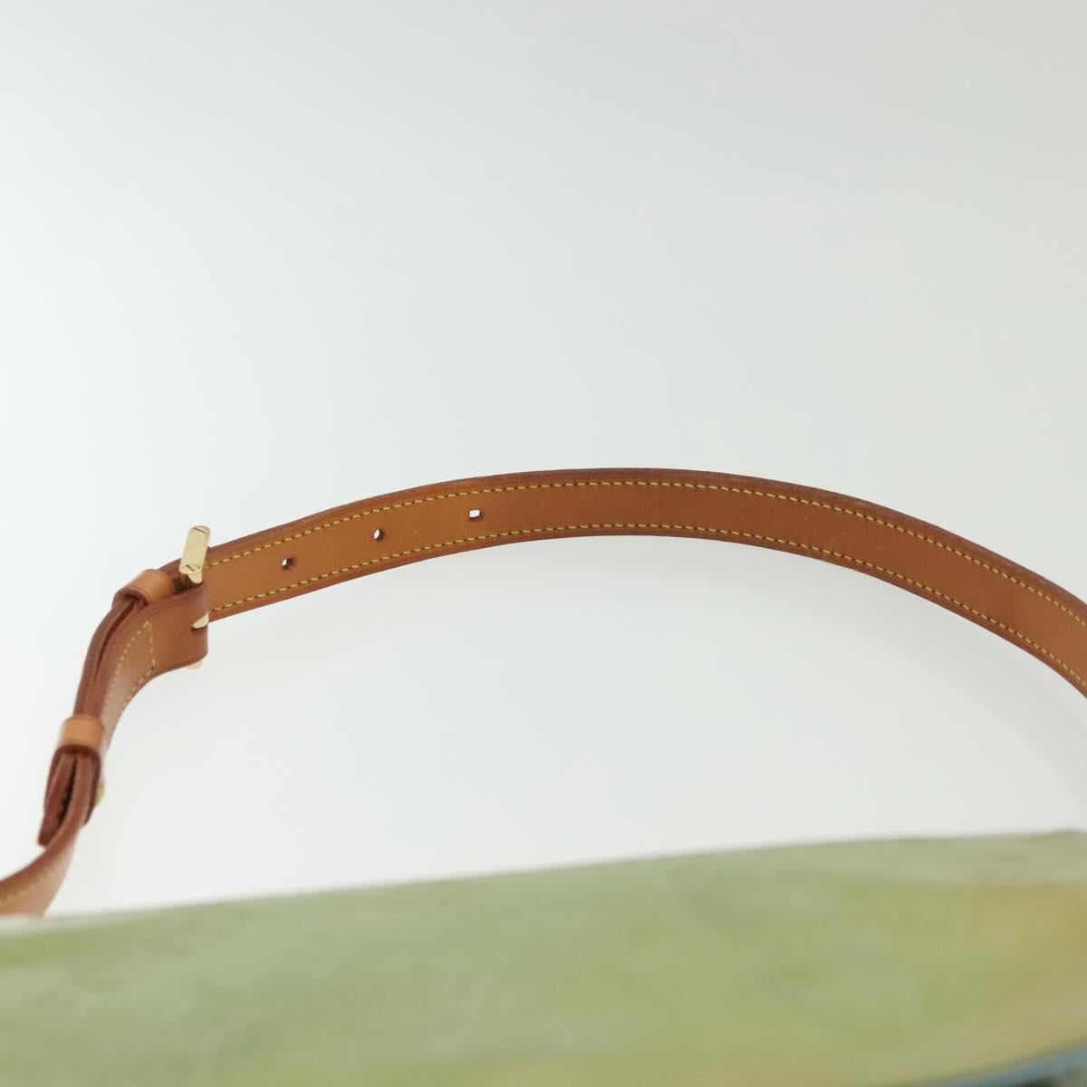 LOUIS VUITTON Monogram Vernis Thompson Street Bag Baby Blue M91009 Auth 140467