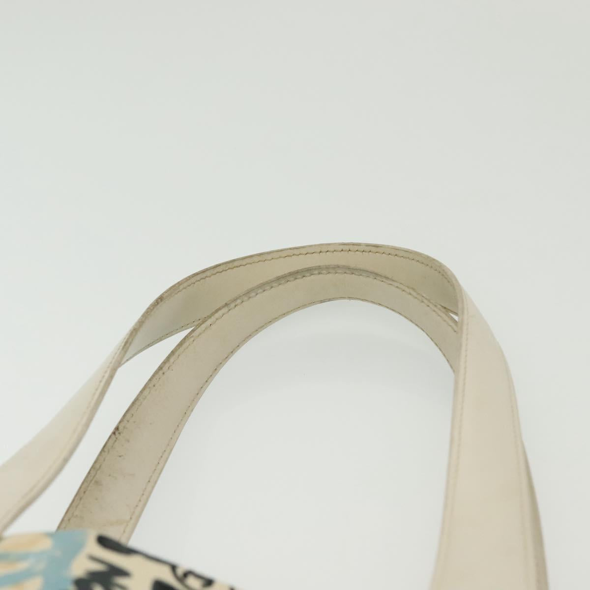 CHANEL New Travel Line Bag Canvas Hawaii Limited White Silver CC Auth 140490