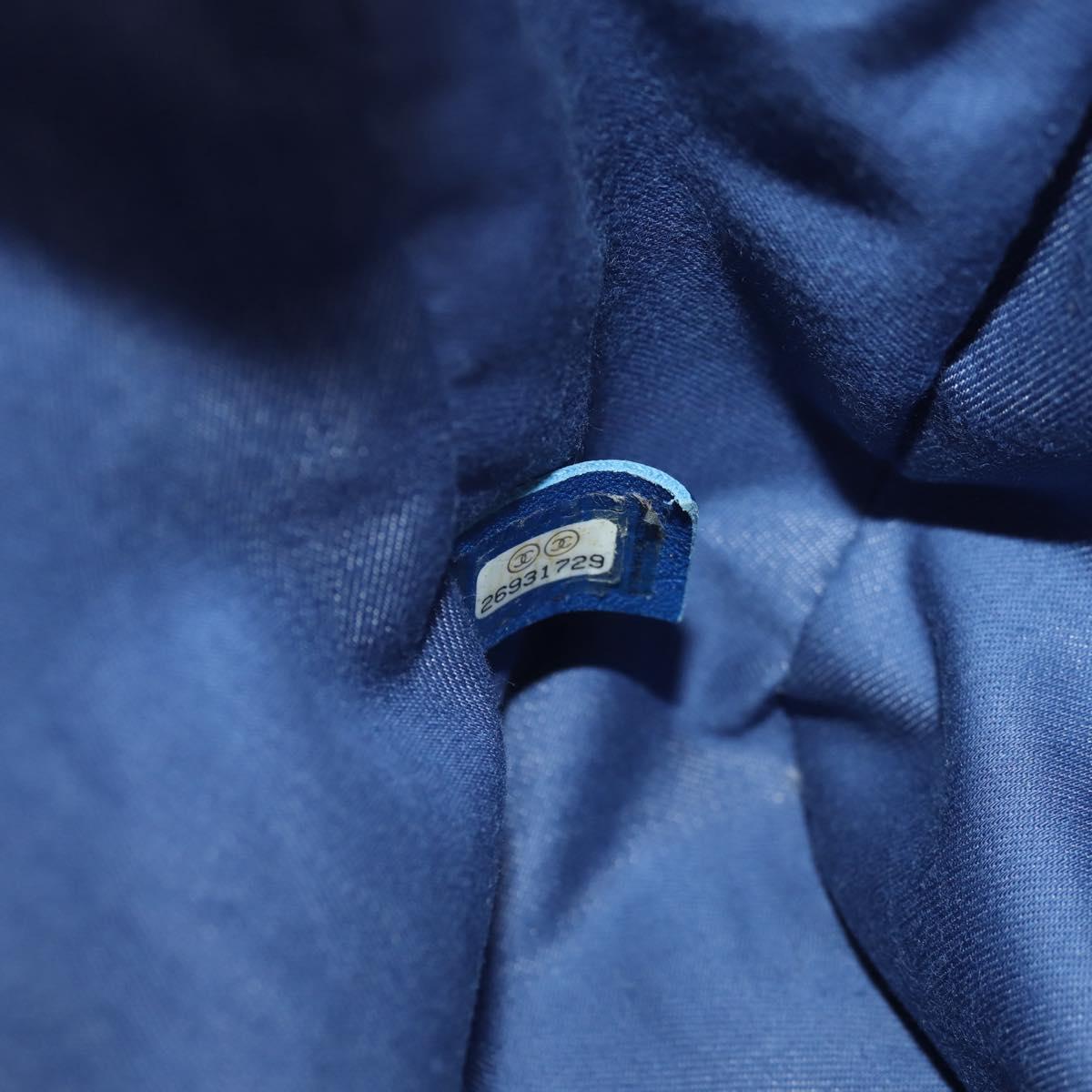 CHANEL Matelasse Chain Bag Knitted Fabrics 2way Pink Silver CC Auth 140495M