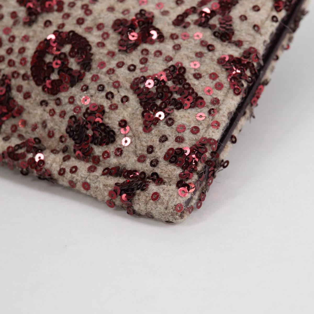 LOUIS VUITTON Monogram Sunshine Express Clutch Bag Bordeaux LV Auth 140504SAV