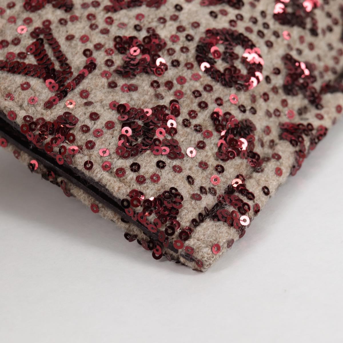 LOUIS VUITTON Monogram Sunshine Express Clutch Bag Bordeaux LV Auth 140504SAV
