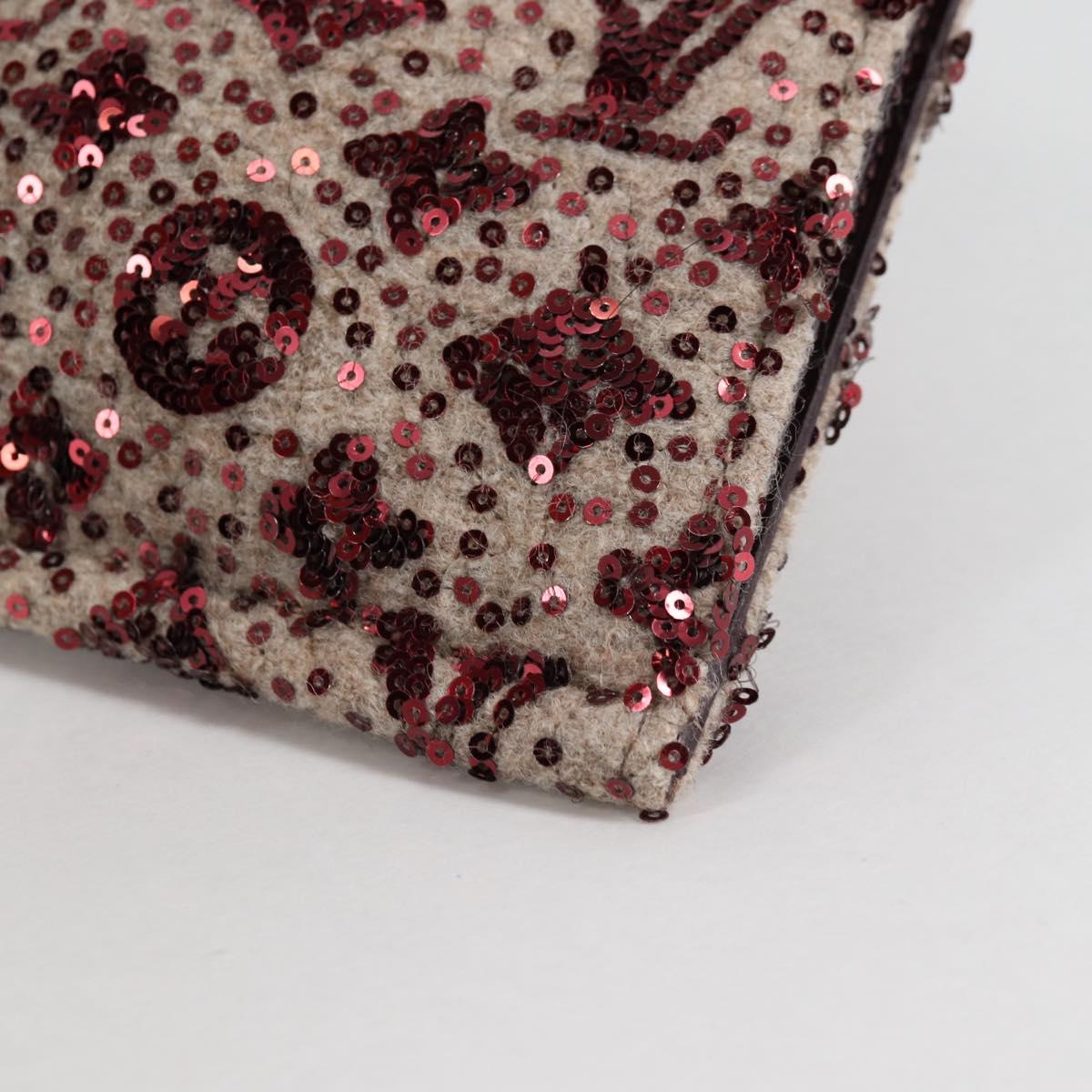 LOUIS VUITTON Monogram Sunshine Express Clutch Bag Bordeaux LV Auth 140504SAV