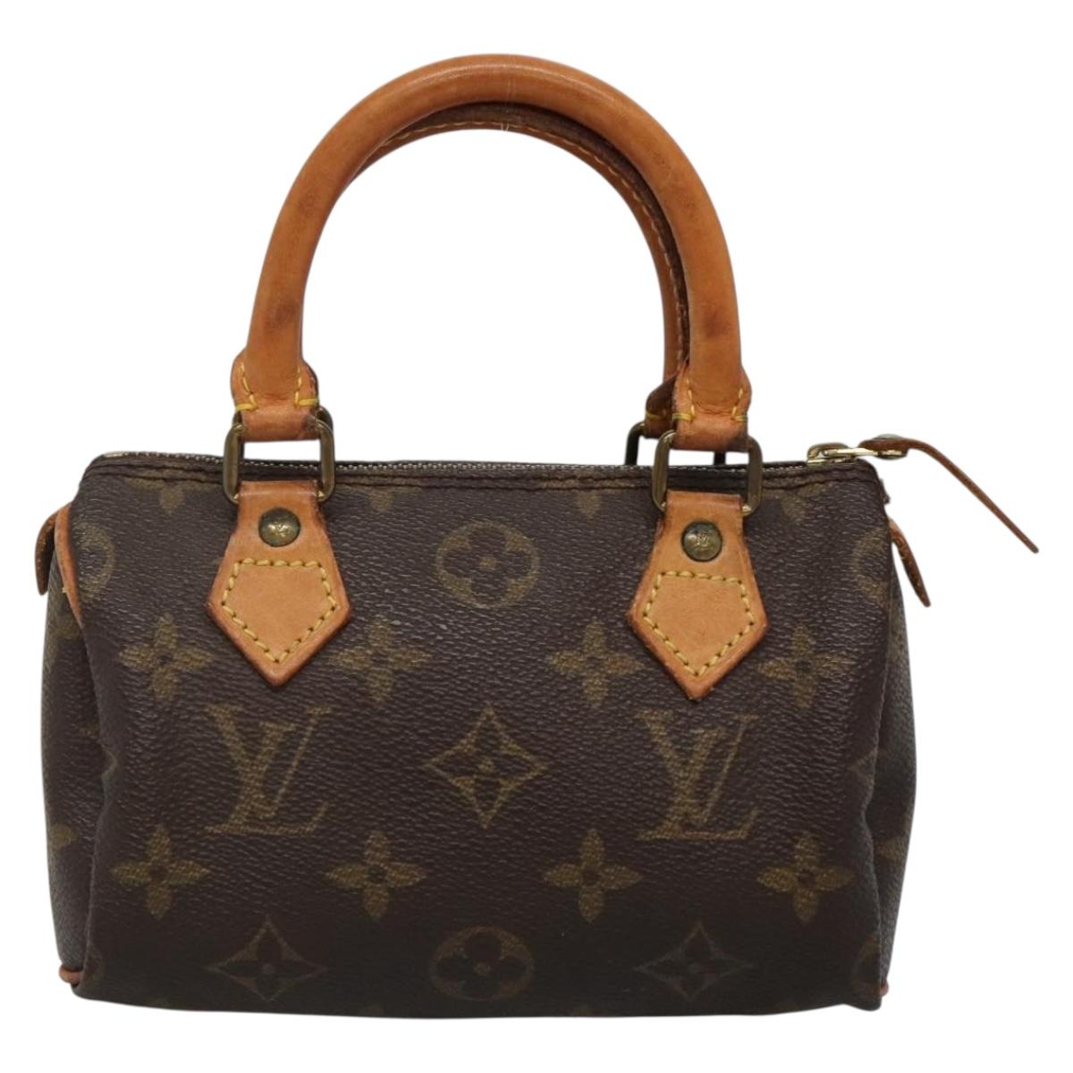 LOUIS VUITTON Monogram Mini Speedy Hand Bag M41534 LV Auth 140507