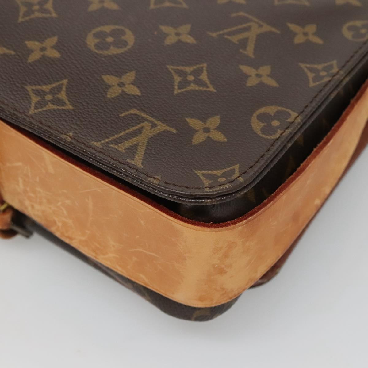 LOUIS VUITTON Monogram Cartouchiere GM Shoulder Bag M51252 LV Auth 140550