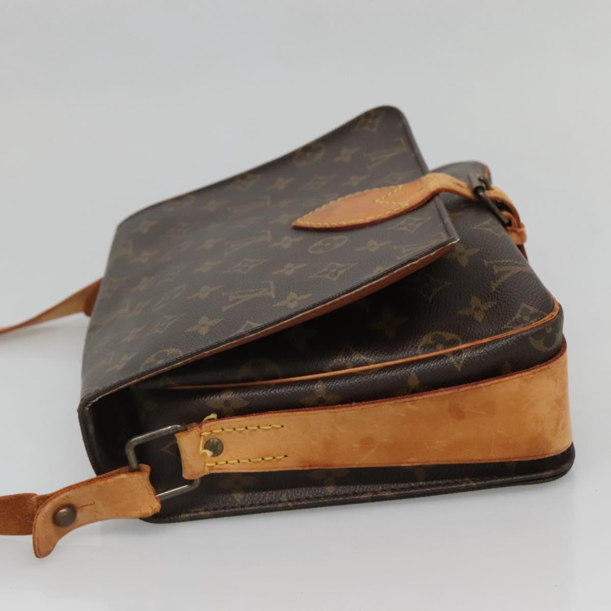 LOUIS VUITTON Monogram Cartouchiere GM Shoulder Bag M51252 LV Auth 140550