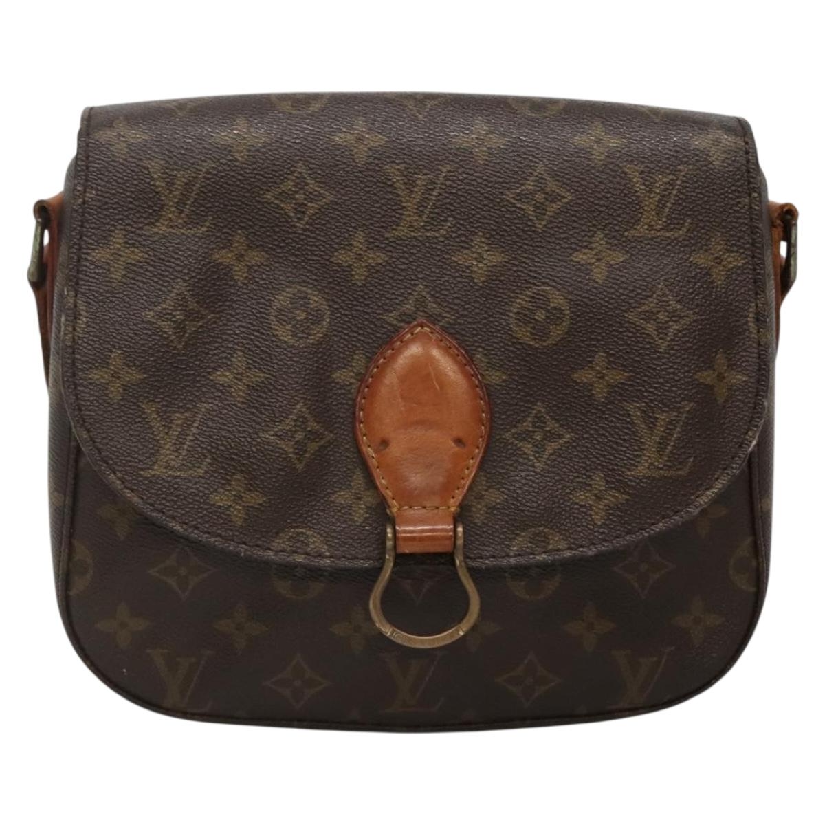 LOUIS VUITTON Monogram Saint Cloud GM Shoulder Bag M51242 LV Auth 140551