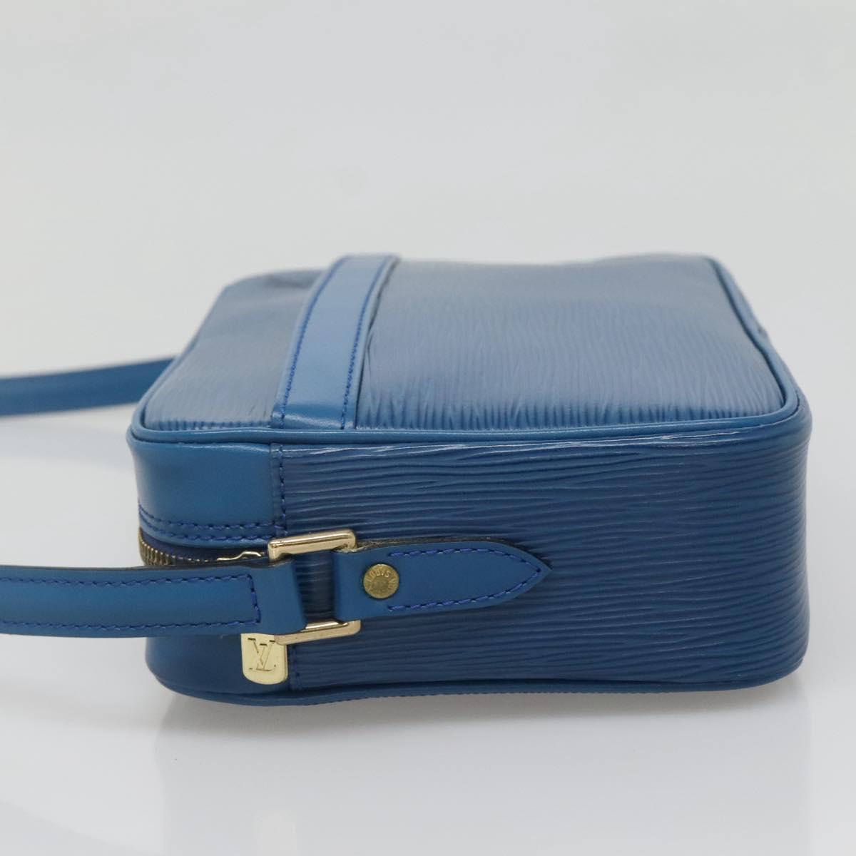 LOUIS VUITTON Epi Trocadero 23 Shoulder Bag Blue M52305 LV Auth 140559