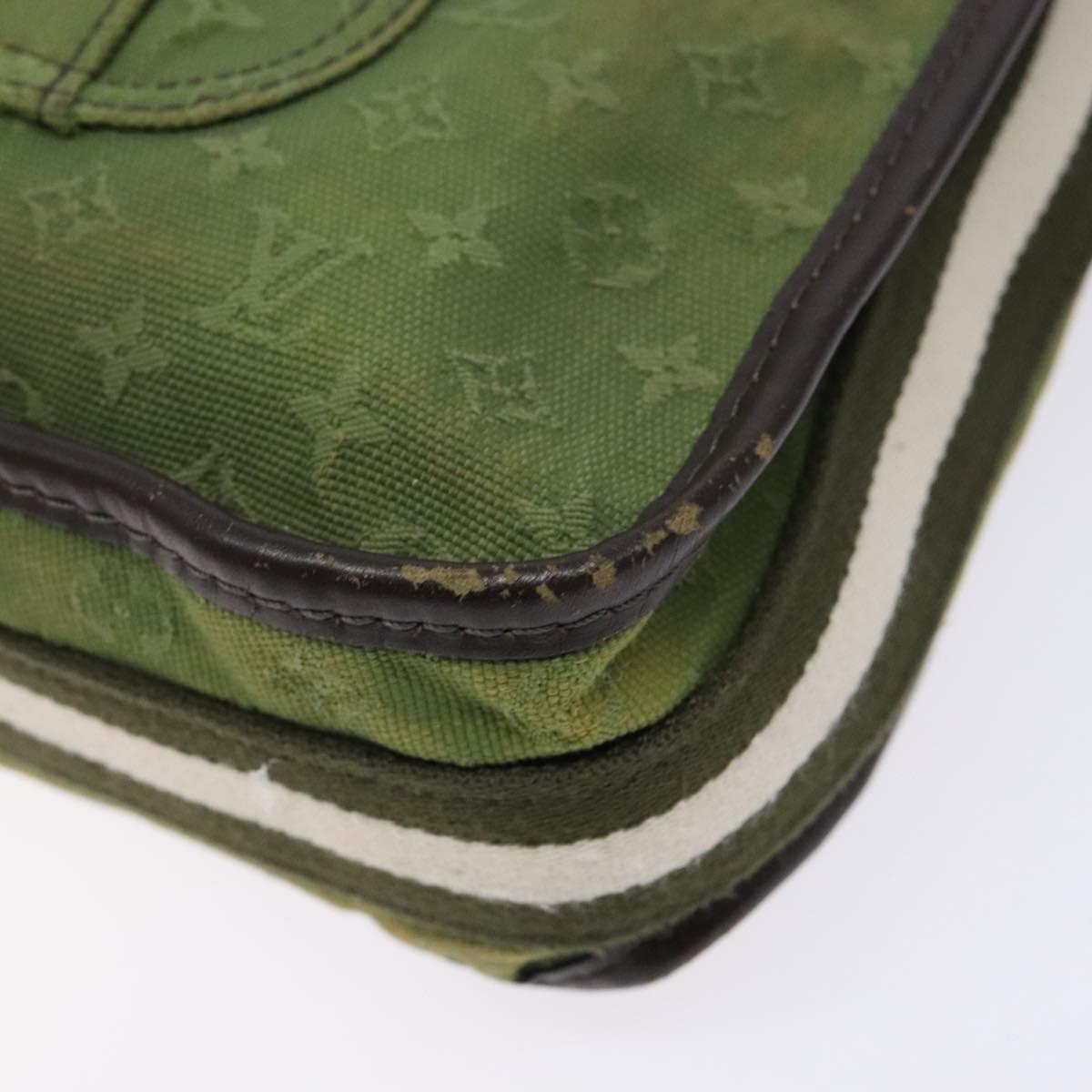 LOUIS VUITTON Monogram Mini Besace Mary Kate Bag TST Khaki M92322 LV Auth 140570