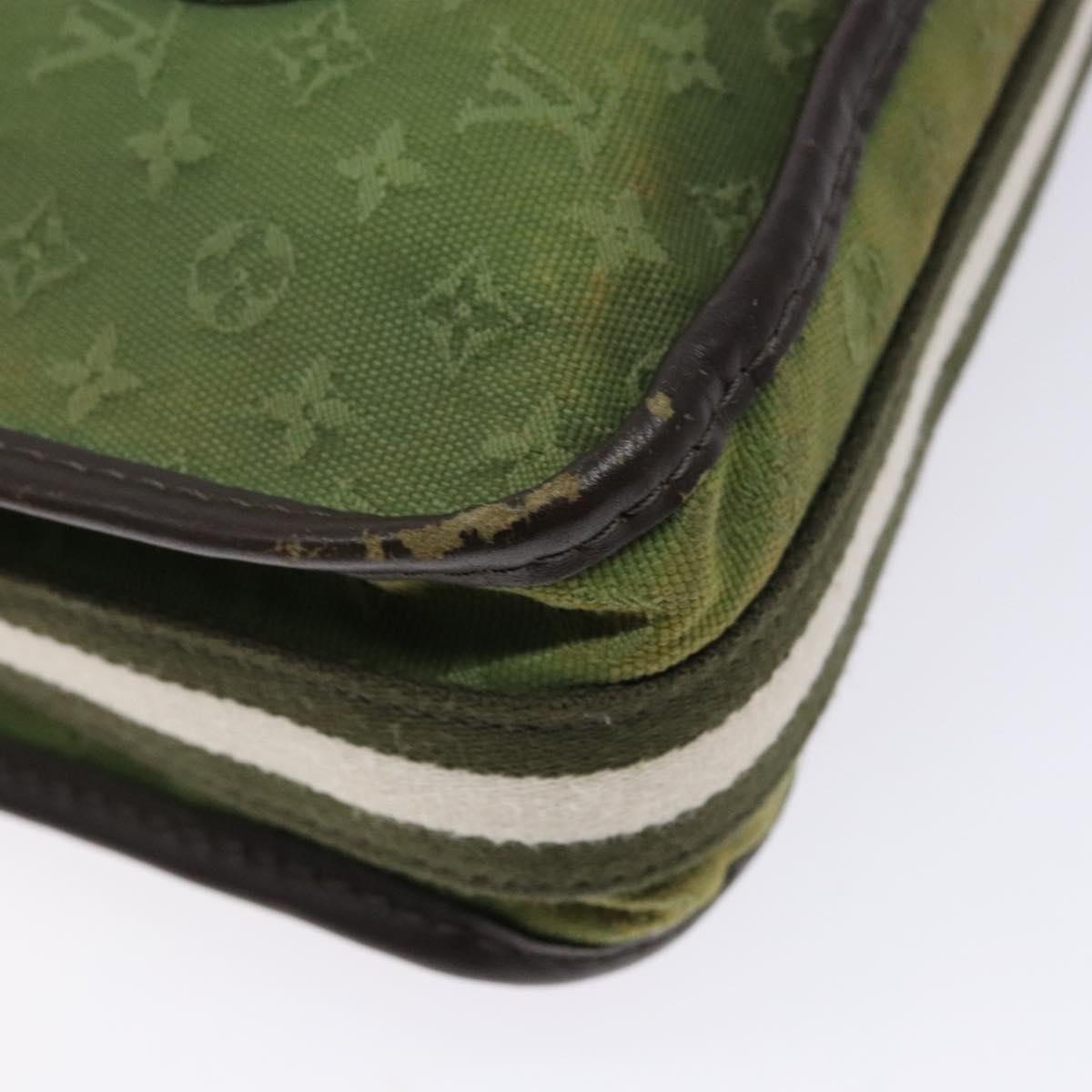 LOUIS VUITTON Monogram Mini Besace Mary Kate Bag TST Khaki M92322 LV Auth 140570