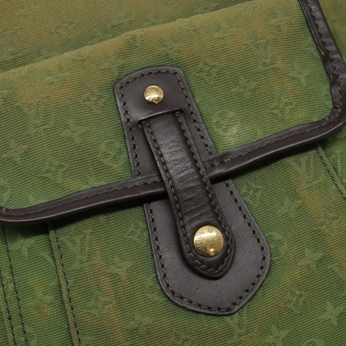 LOUIS VUITTON Monogram Mini Besace Mary Kate Bag TST Khaki M92322 LV Auth 140570