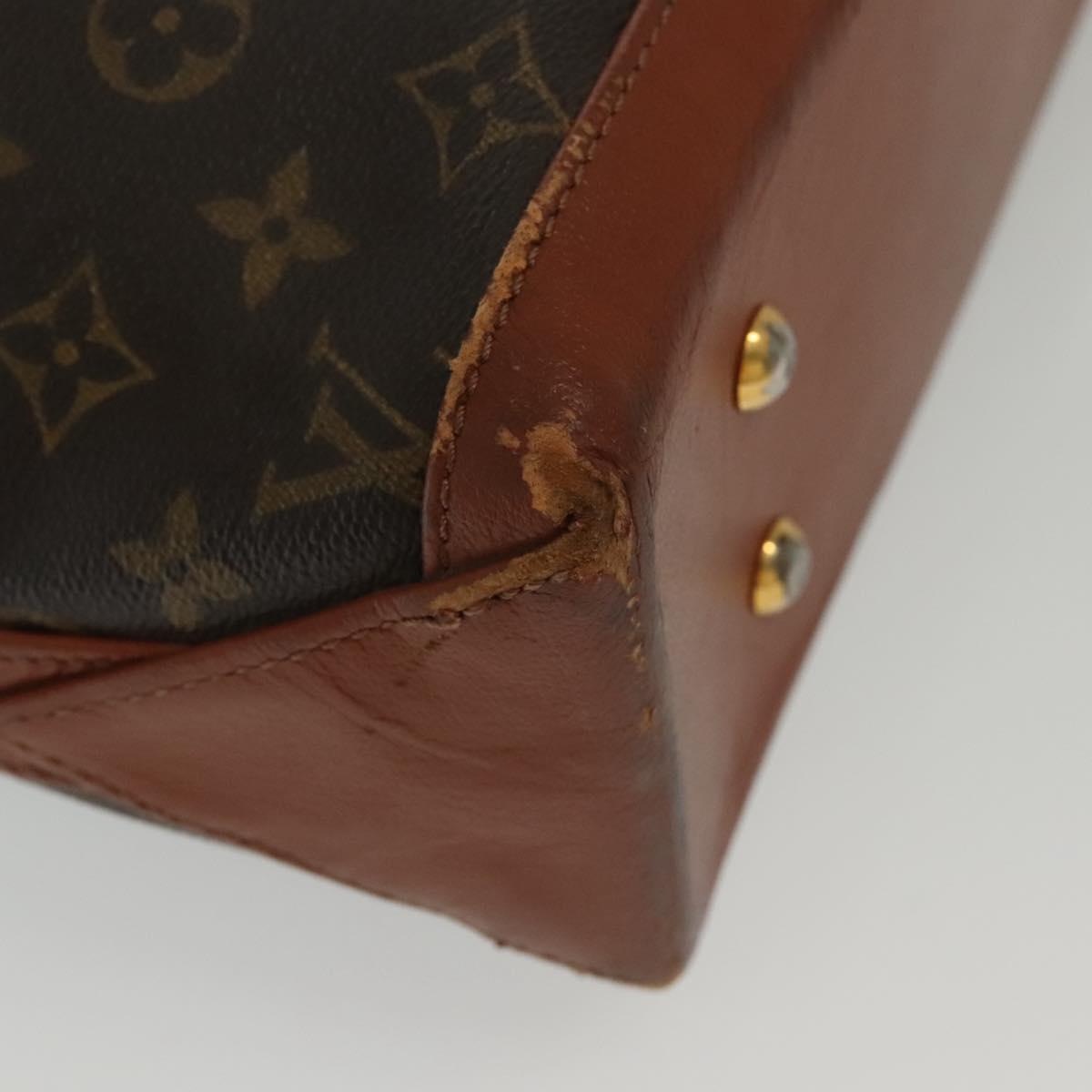 LOUIS VUITTON Monogram Sac Weekend PM Hand Bag M42425 LV Auth 140575