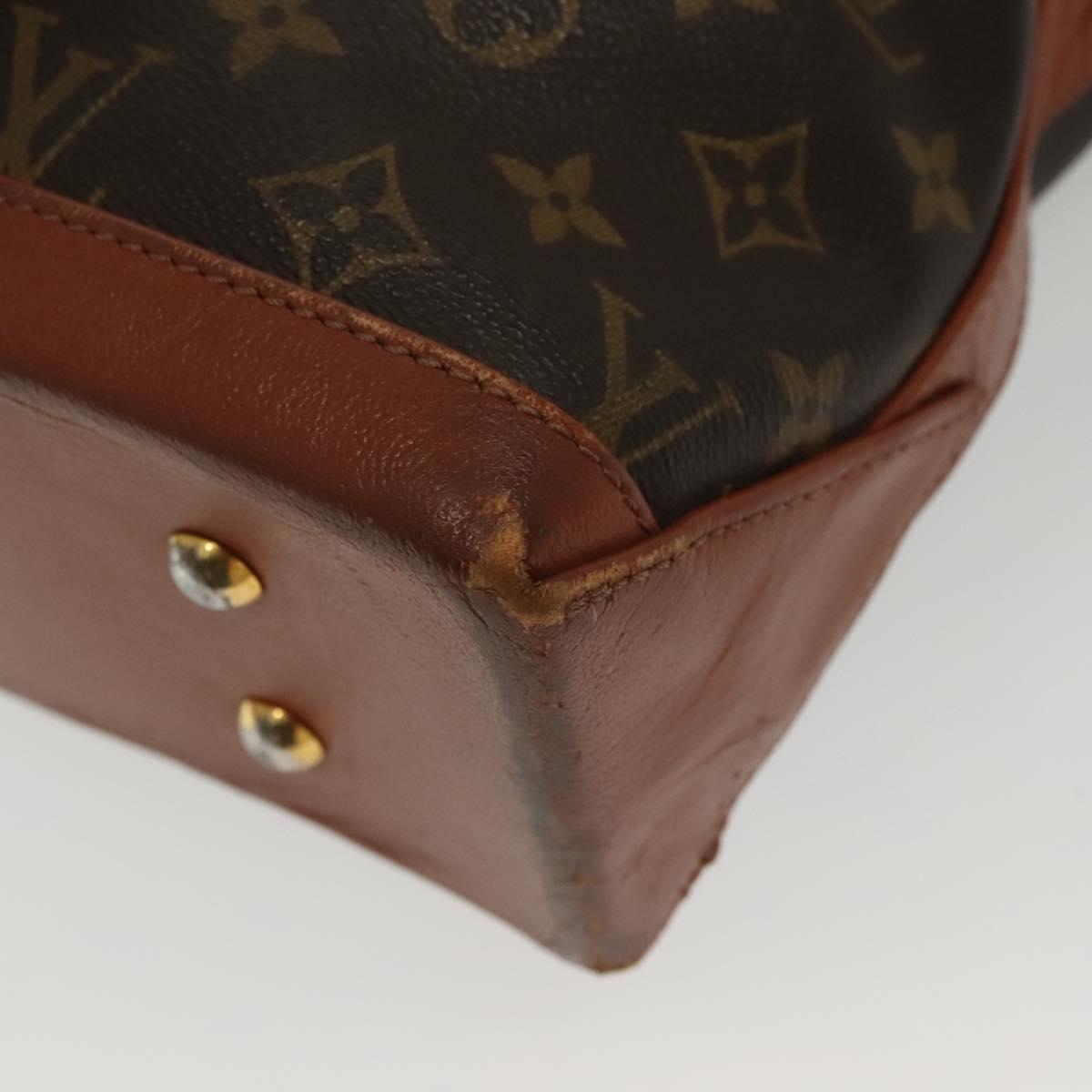 LOUIS VUITTON Monogram Sac Weekend PM Hand Bag M42425 LV Auth 140575