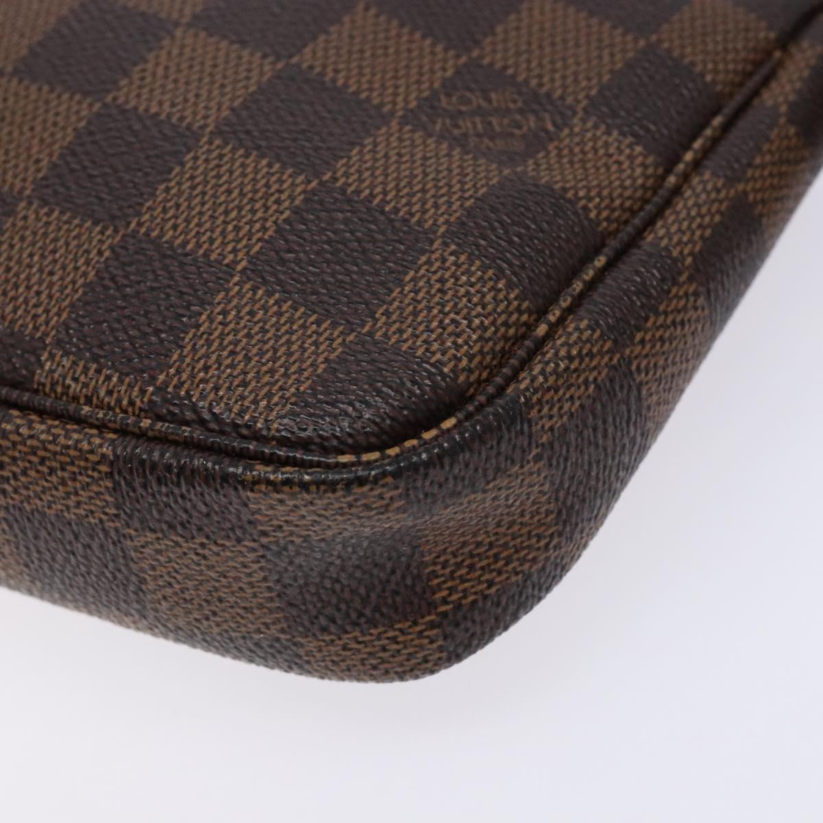 LOUIS VUITTON Damier Ebene Pochette Accessoires Pouch N41206 LV Auth 140576
