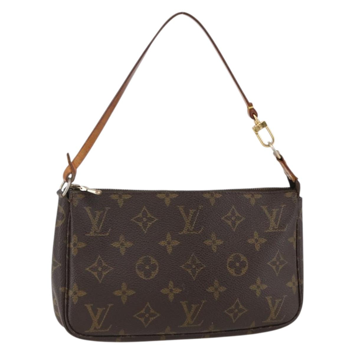 LOUIS VUITTON Monogram Pochette Accessoires Pouch M51980 LV Auth 140577