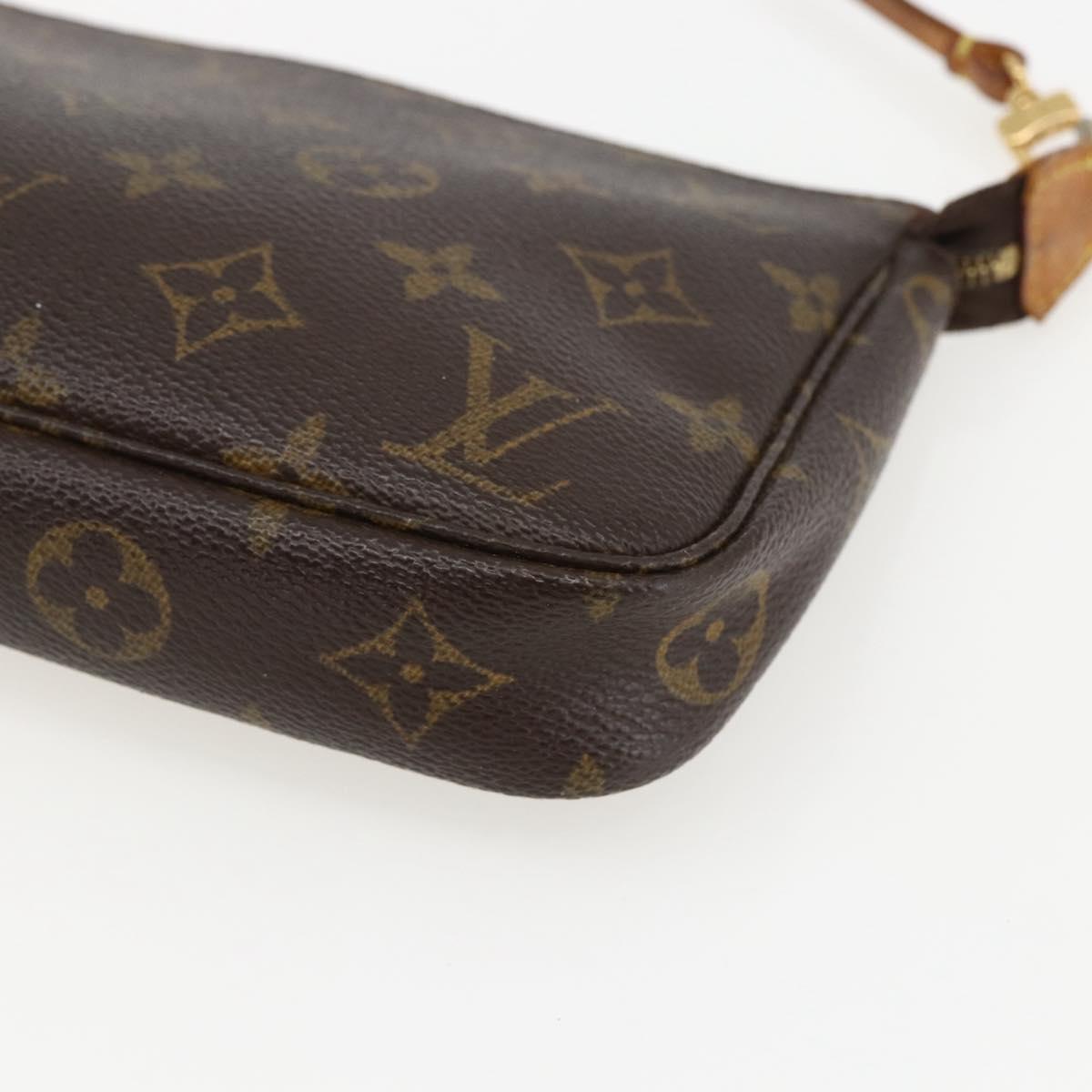LOUIS VUITTON Monogram Pochette Accessoires Pouch M51980 LV Auth 140577