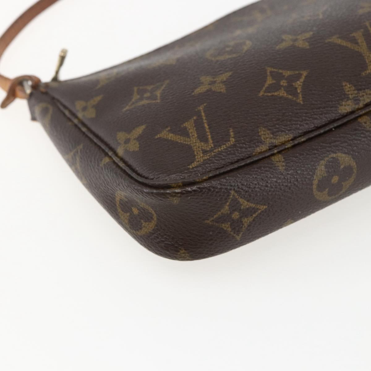 LOUIS VUITTON Monogram Pochette Accessoires Pouch M51980 LV Auth 140577