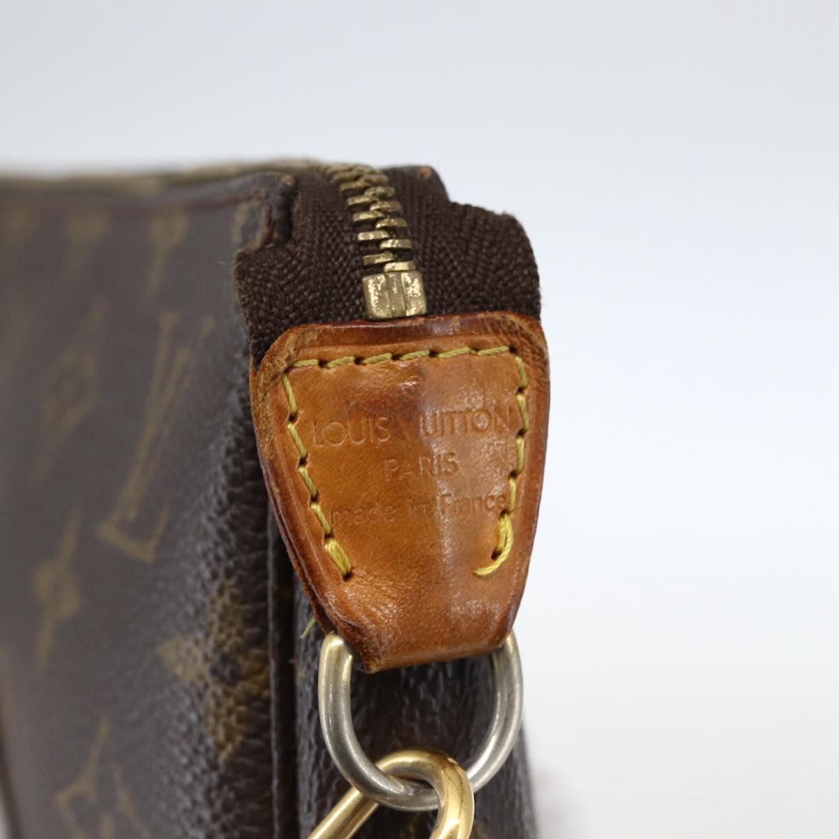 LOUIS VUITTON Monogram Pochette Accessoires Pouch M51980 LV Auth 140577