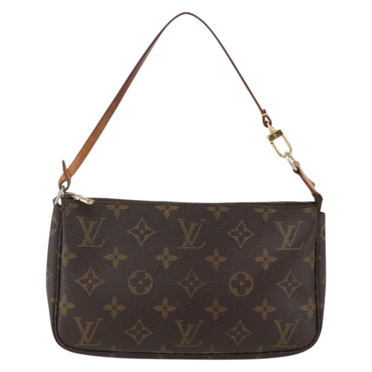 LOUIS VUITTON Monogram Pochette Accessoires Pouch M51980 LV Auth 140577