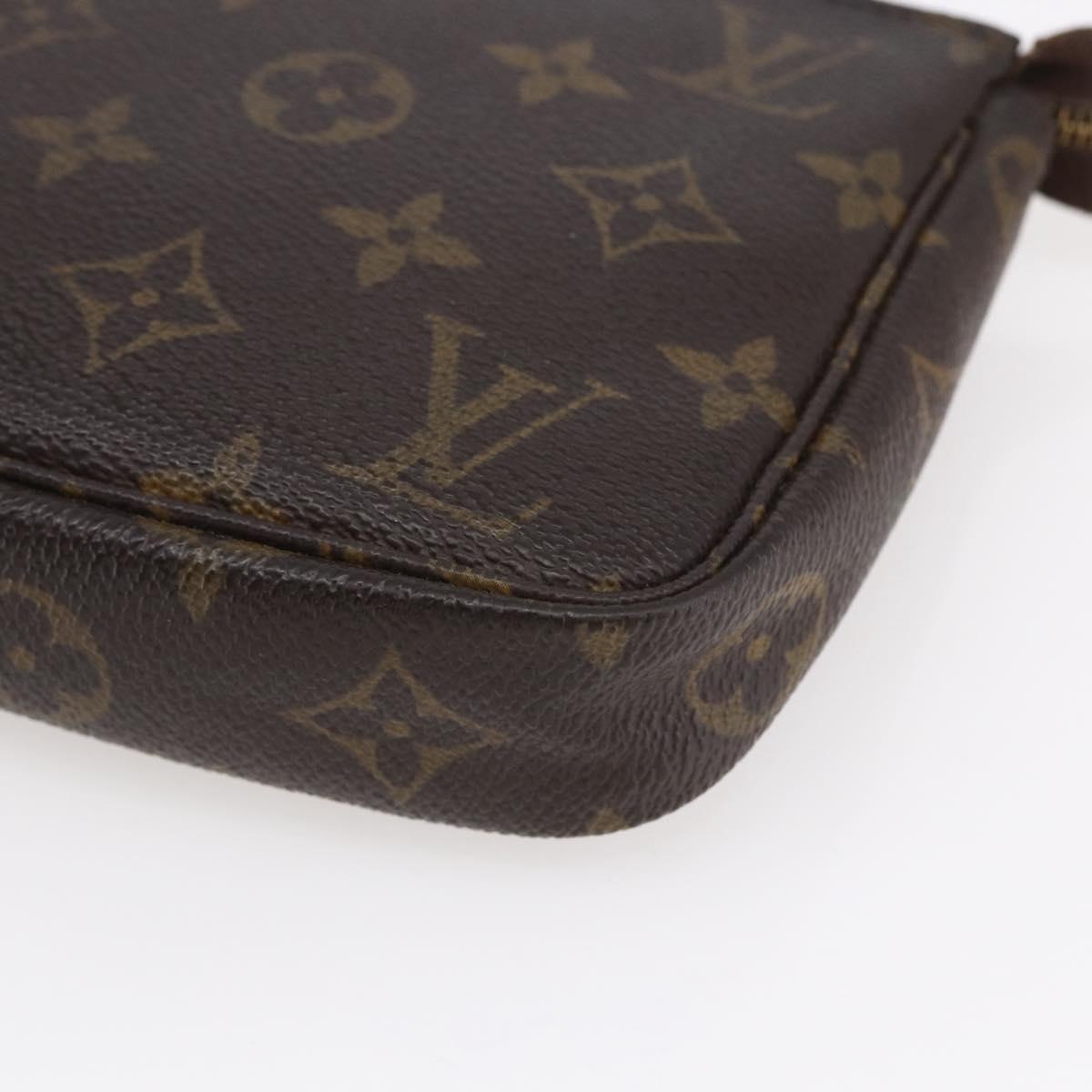 LOUIS VUITTON Monogram Pochette Accessoires Pouch M51980 LV Auth 140582