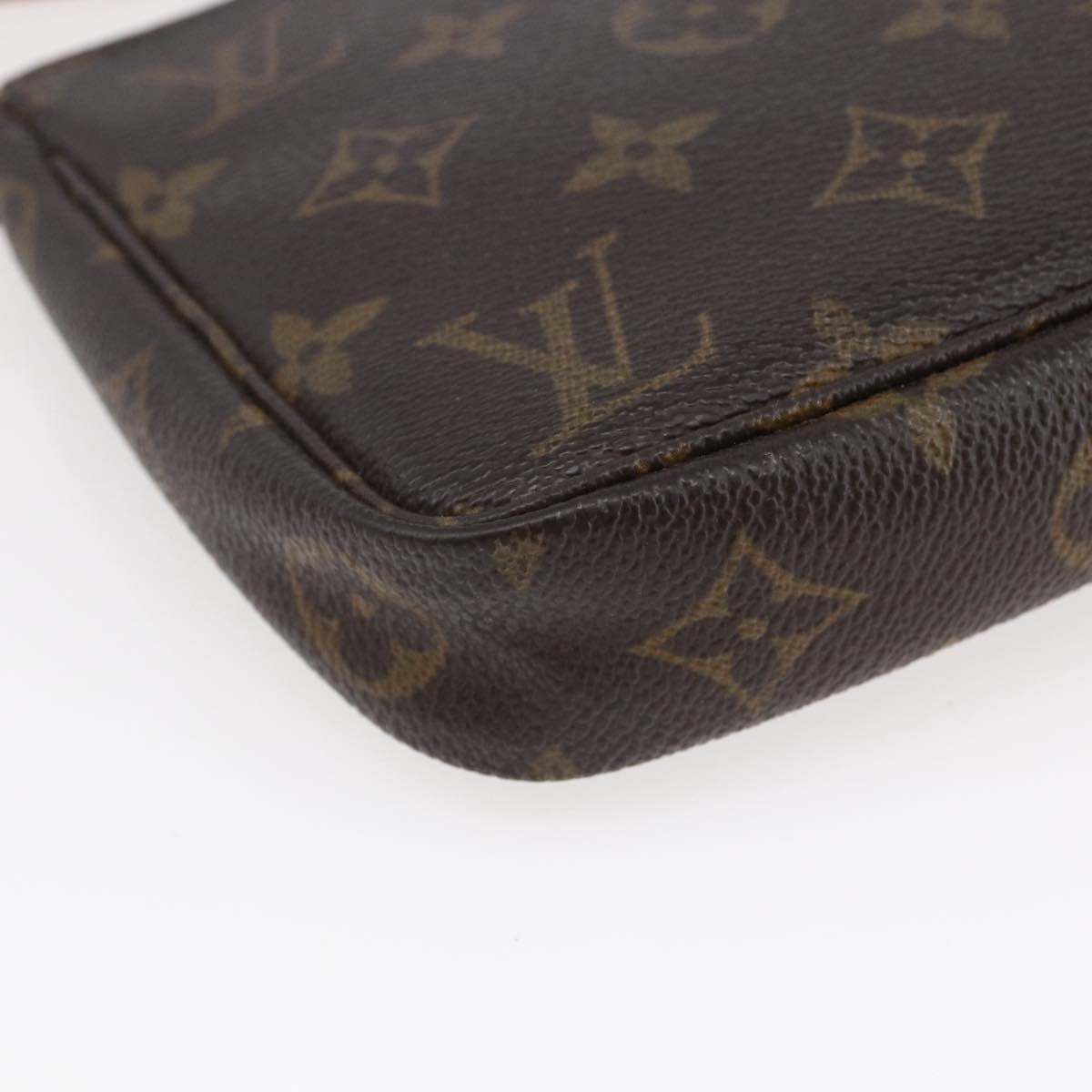 LOUIS VUITTON Monogram Pochette Accessoires Pouch M51980 LV Auth 140582