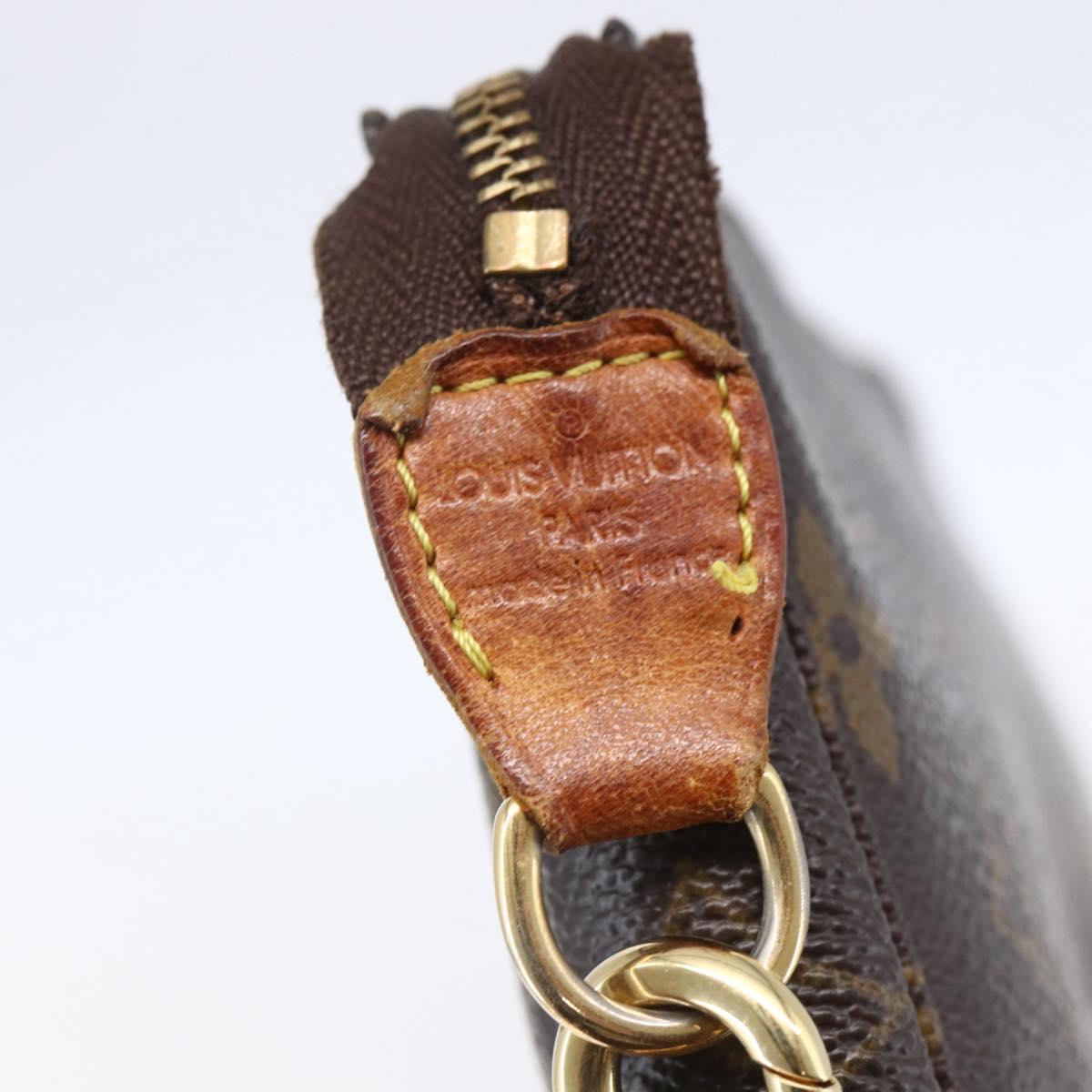 LOUIS VUITTON Monogram Pochette Accessoires Pouch M51980 LV Auth 140582