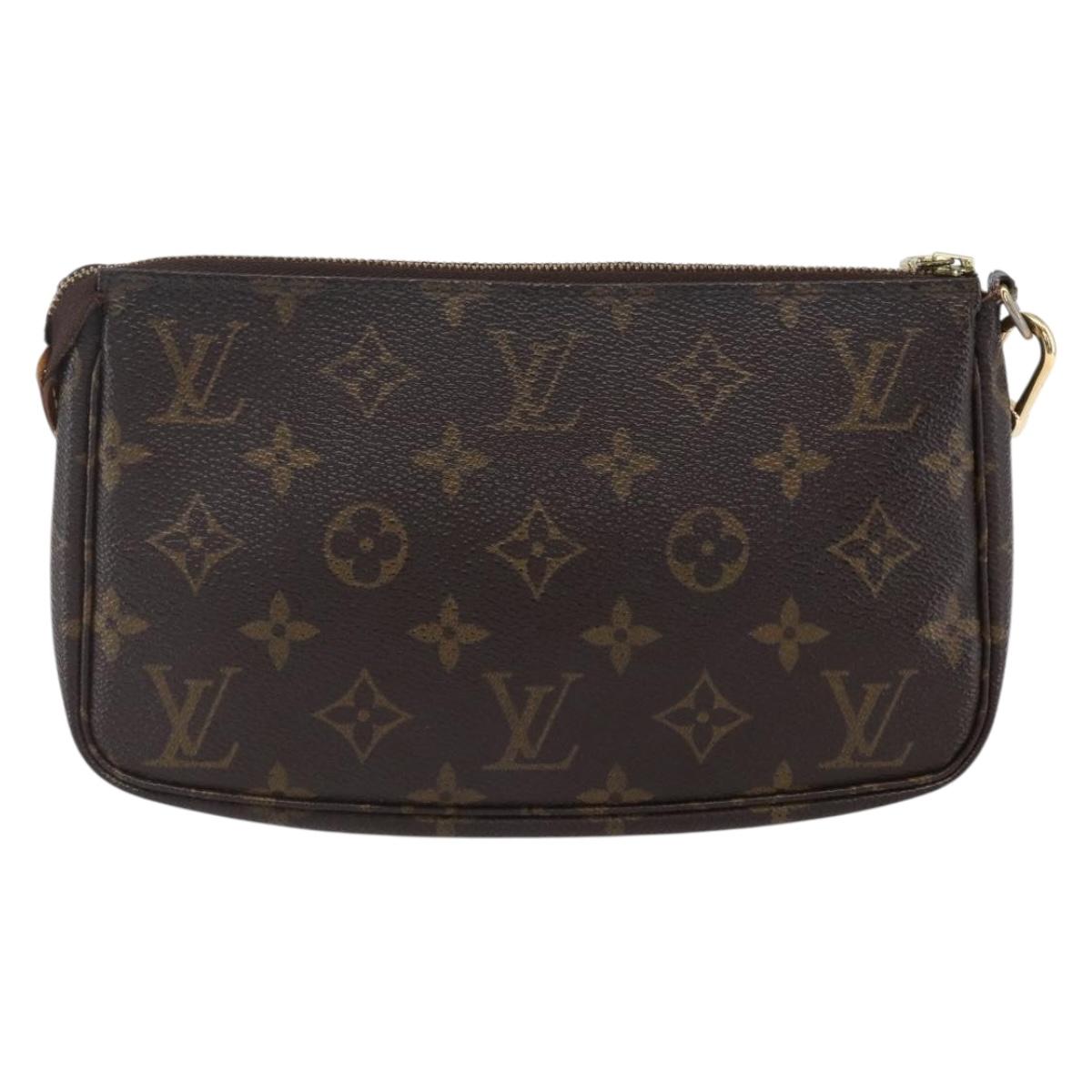 LOUIS VUITTON Monogram Pochette Accessoires Pouch M51980 LV Auth 140582
