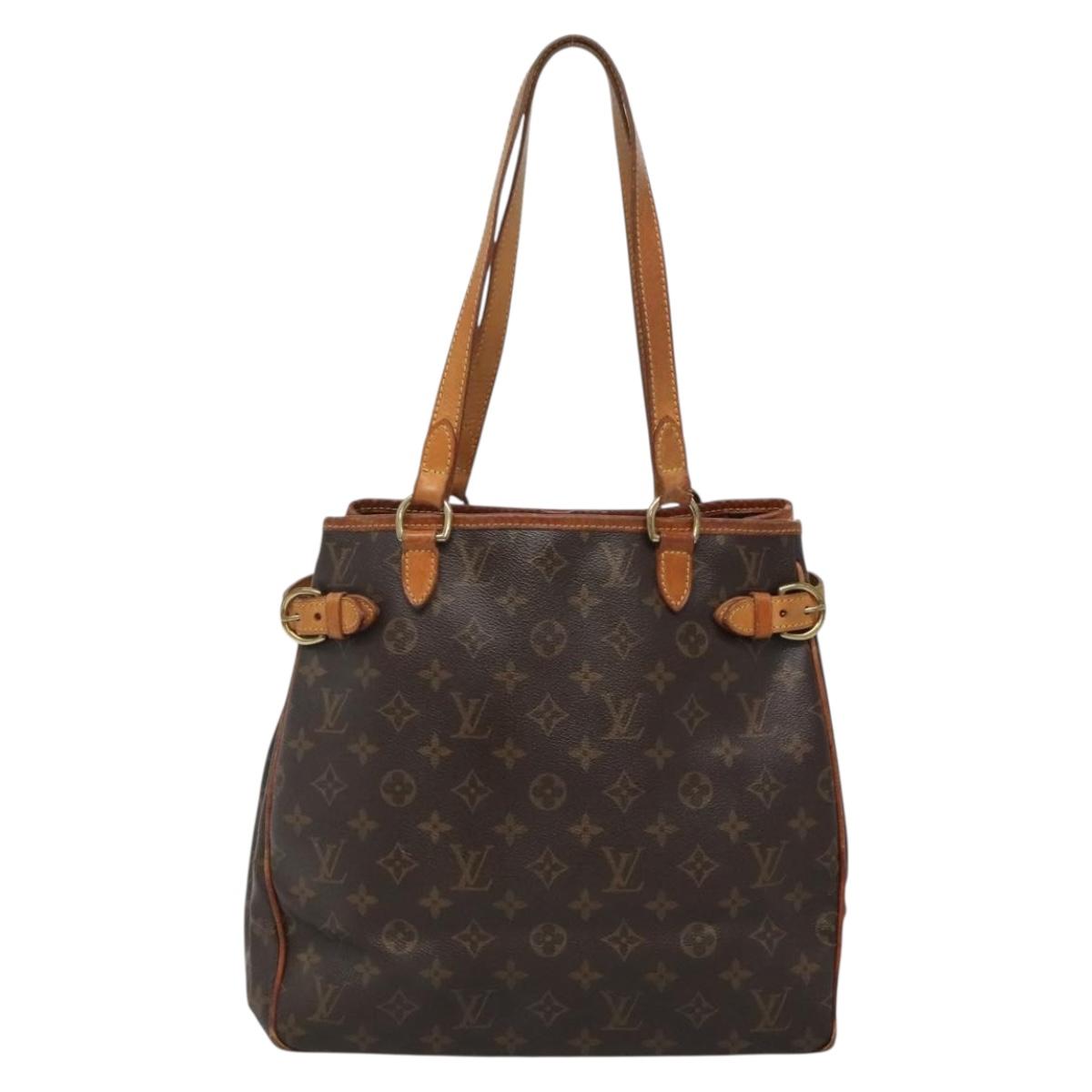 LOUIS VUITTON Monogram Batignolles Vertical Tote Bag M51153 LV Auth 140587