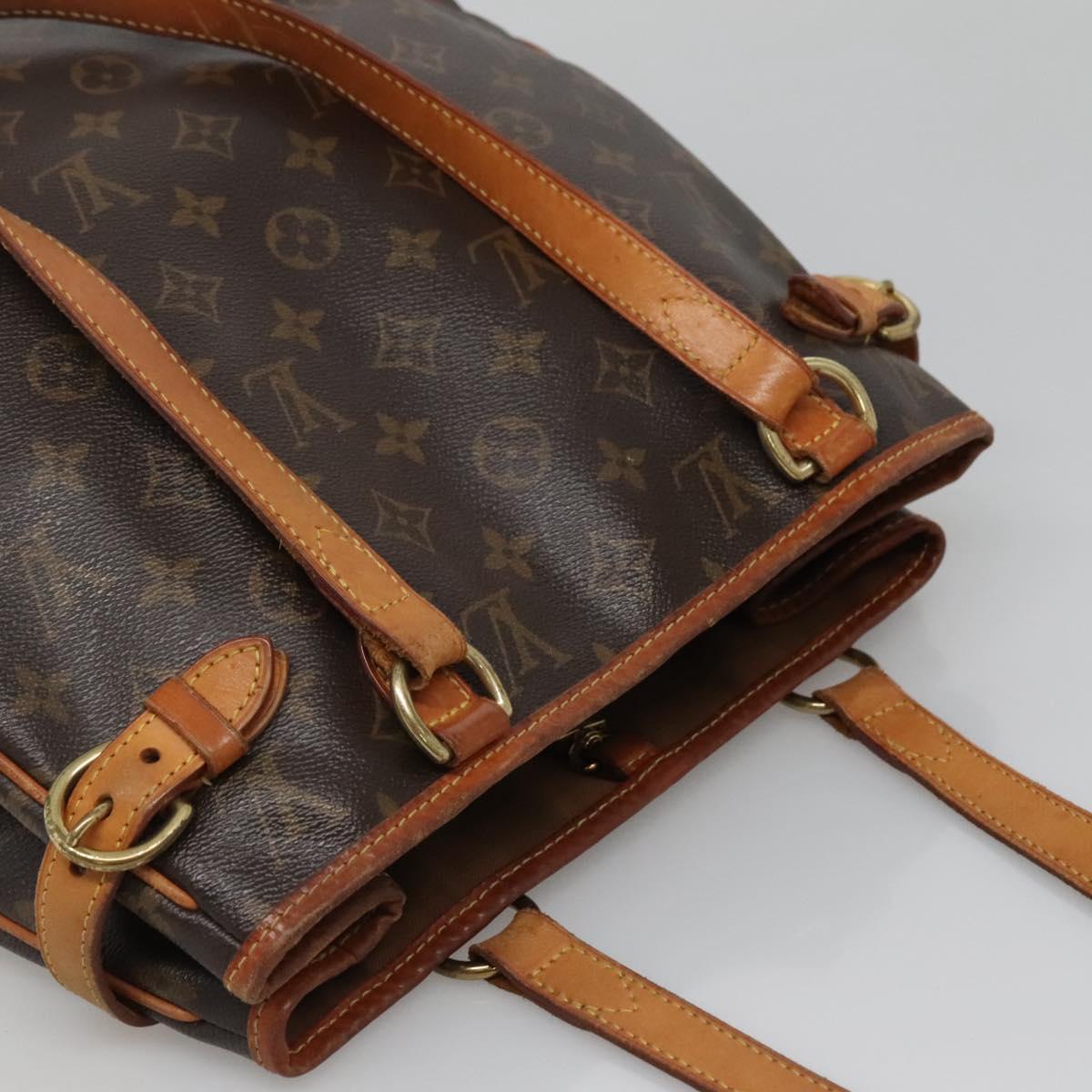 LOUIS VUITTON Monogram Batignolles Vertical Tote Bag M51153 LV Auth 140587