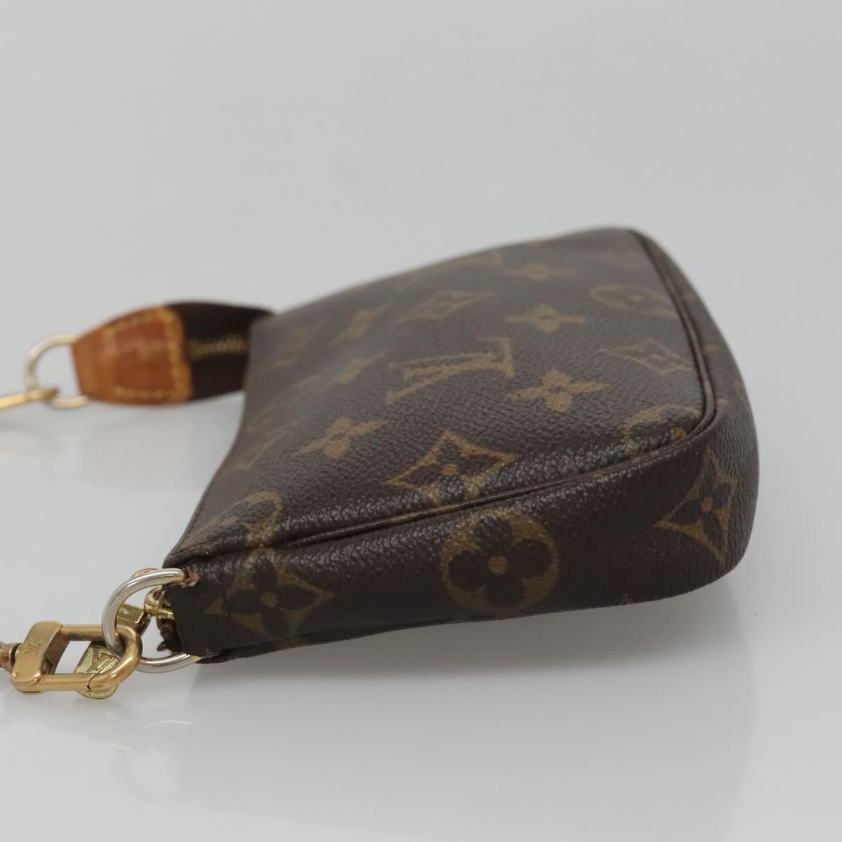 LOUIS VUITTON Monogram Mini Pochette Accessoires Pouch M58009 LV Auth 140589