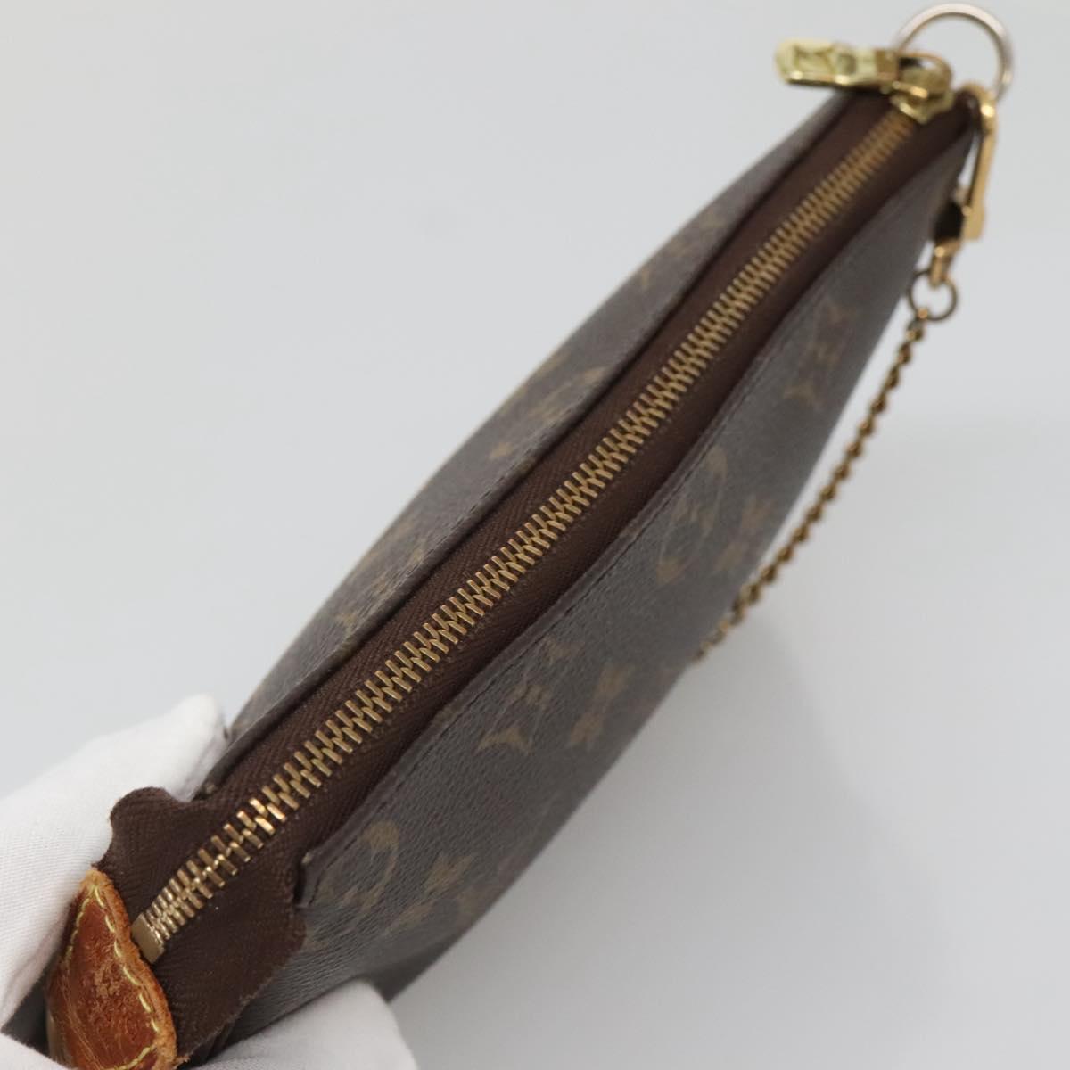 LOUIS VUITTON Monogram Mini Pochette Accessoires Pouch M58009 LV Auth 140589